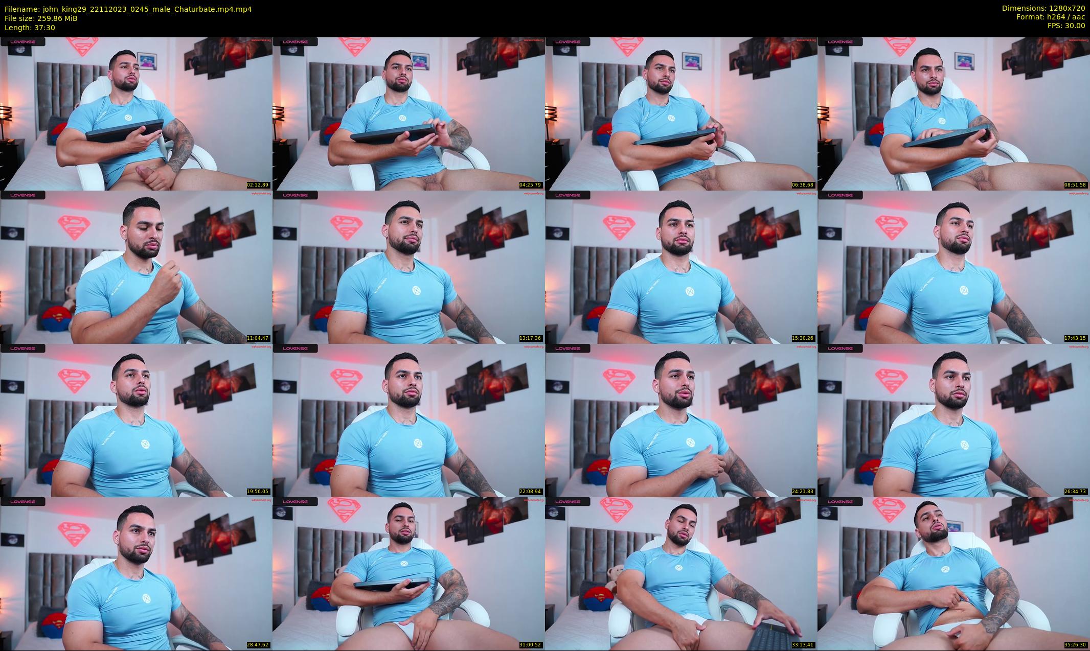 john_king29 — 38 minute Chaturbate male cam show recording, 720p, Nov 22, 2023