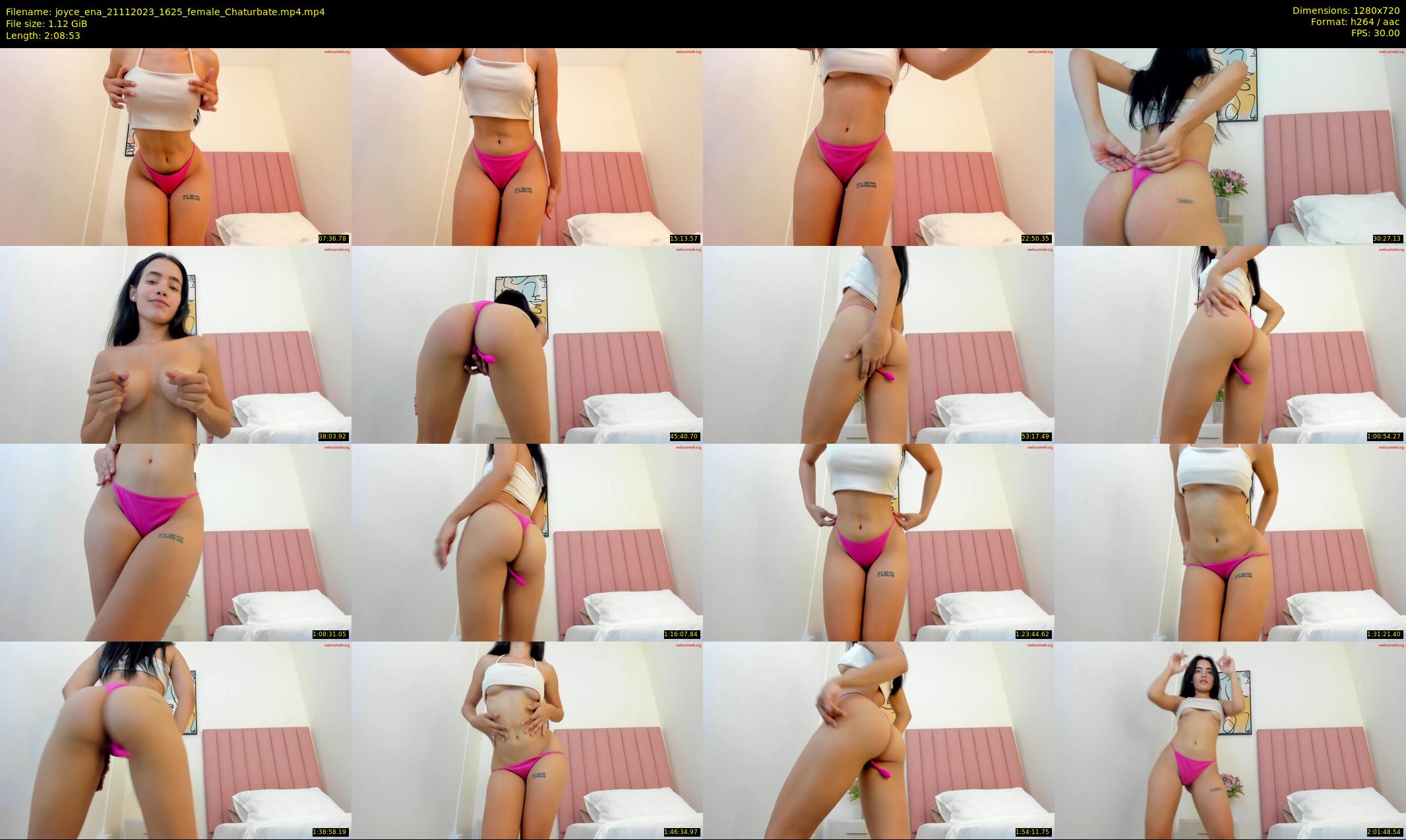 joyce_ena — 129 minute Chaturbate female cam show recording, 720p, Nov 21, 2023