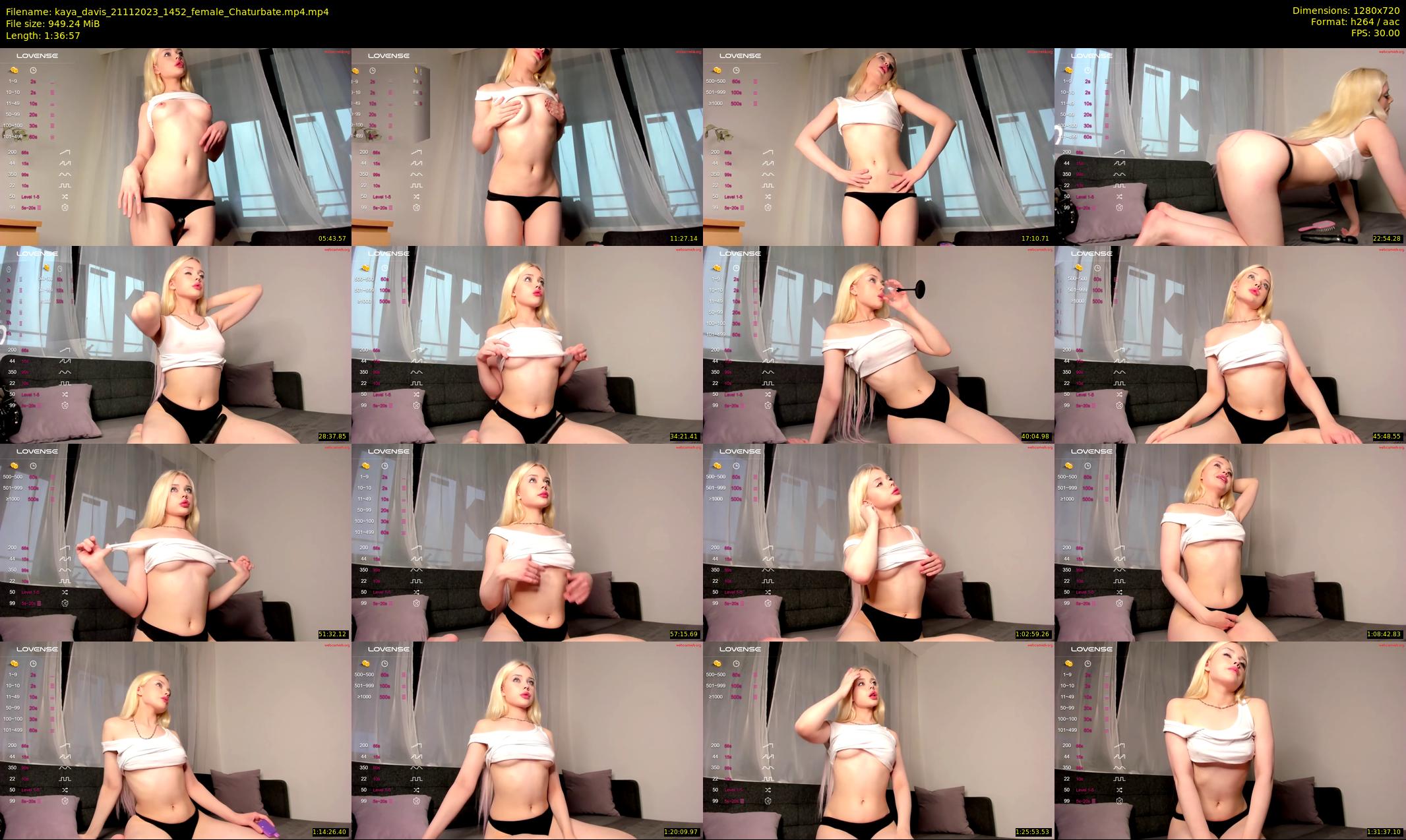 kaya_davis — 97 minute Chaturbate female cam show recording, 720p, Nov 21, 2023