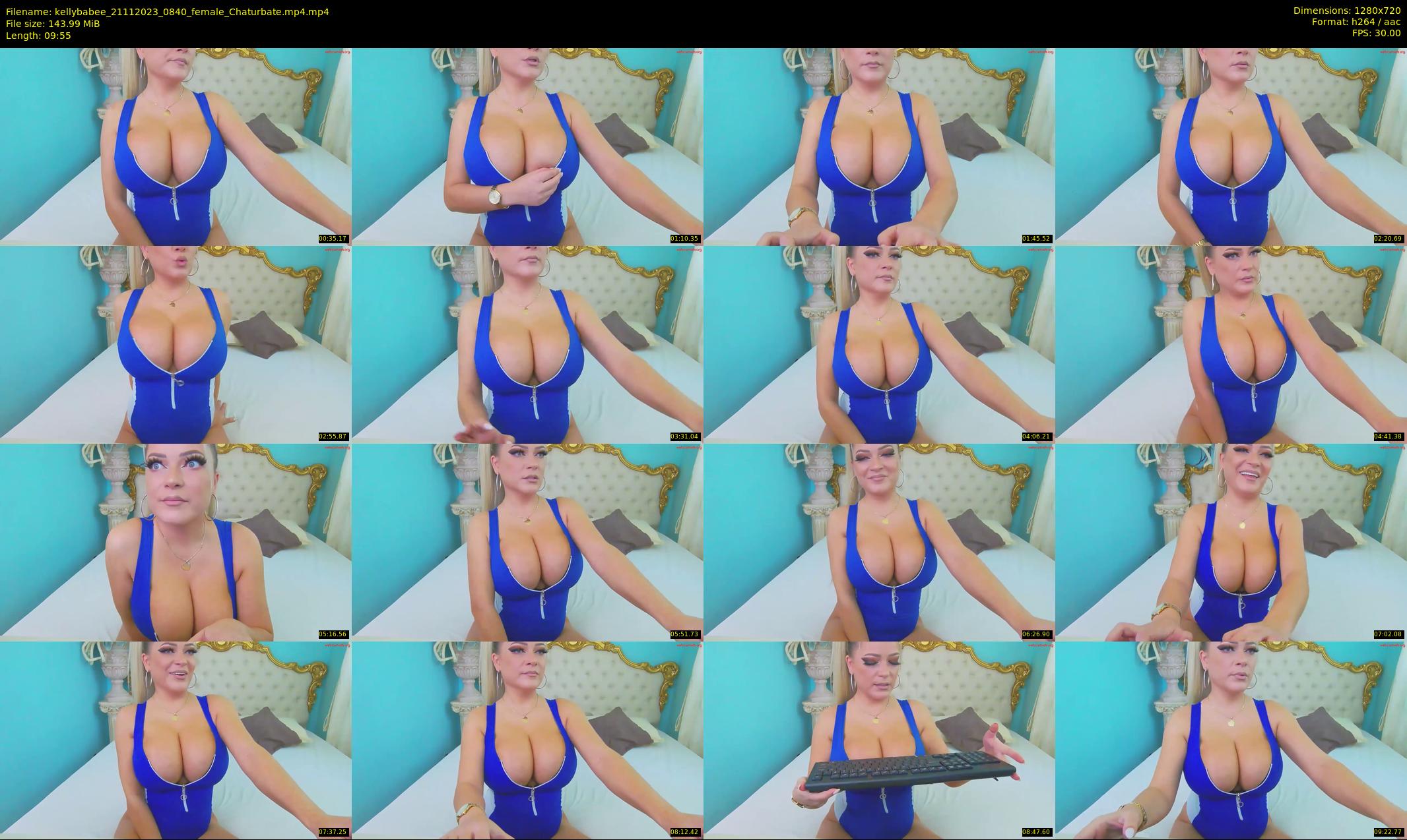 kellybabee — 10 minute Chaturbate female cam show recording, 720p, Nov 21, 2023