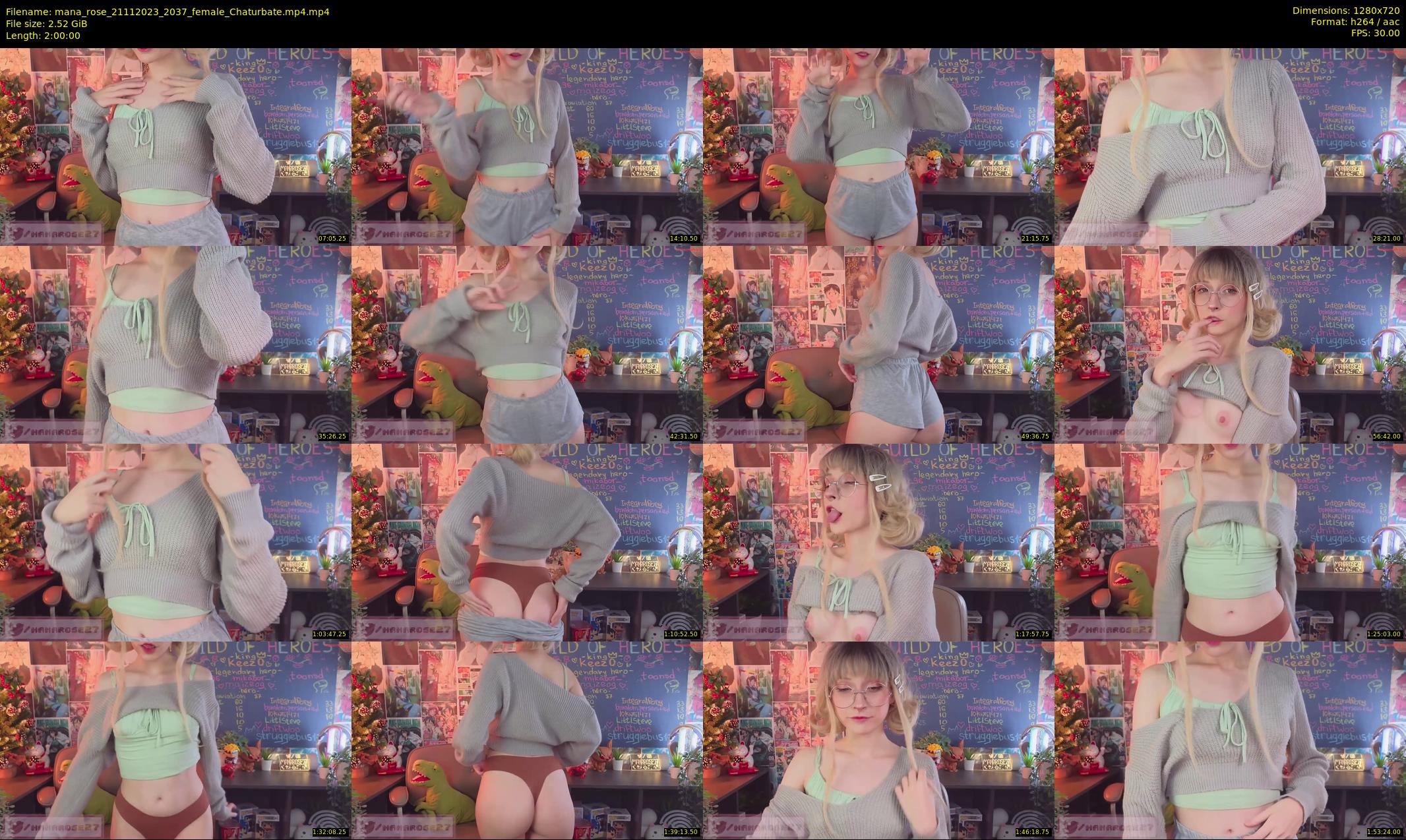 mana_rose — 120 minute Chaturbate female cam show recording, 720p, Nov 21, 2023