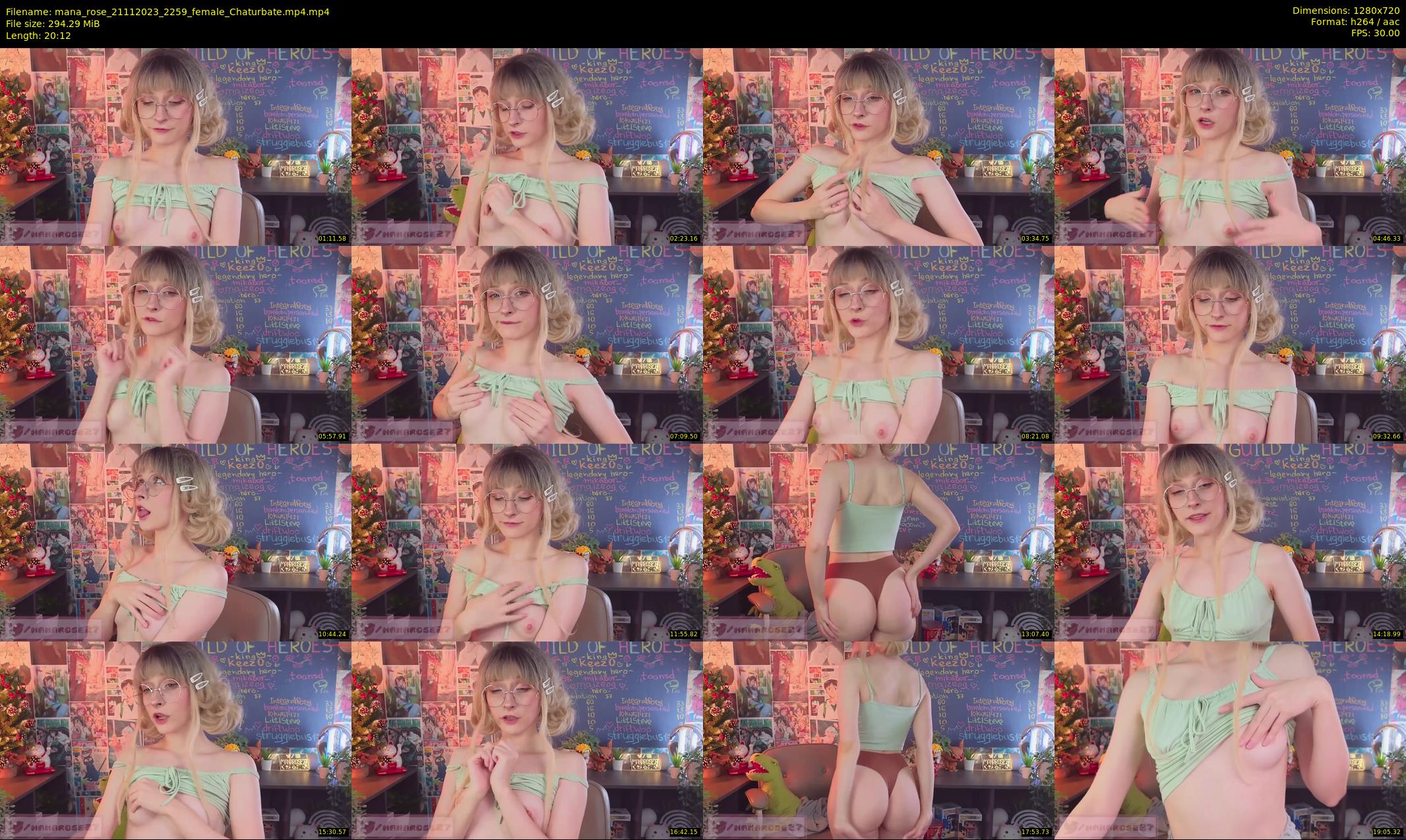 mana_rose — 21 minute Chaturbate female cam show recording, 720p, Nov 21, 2023