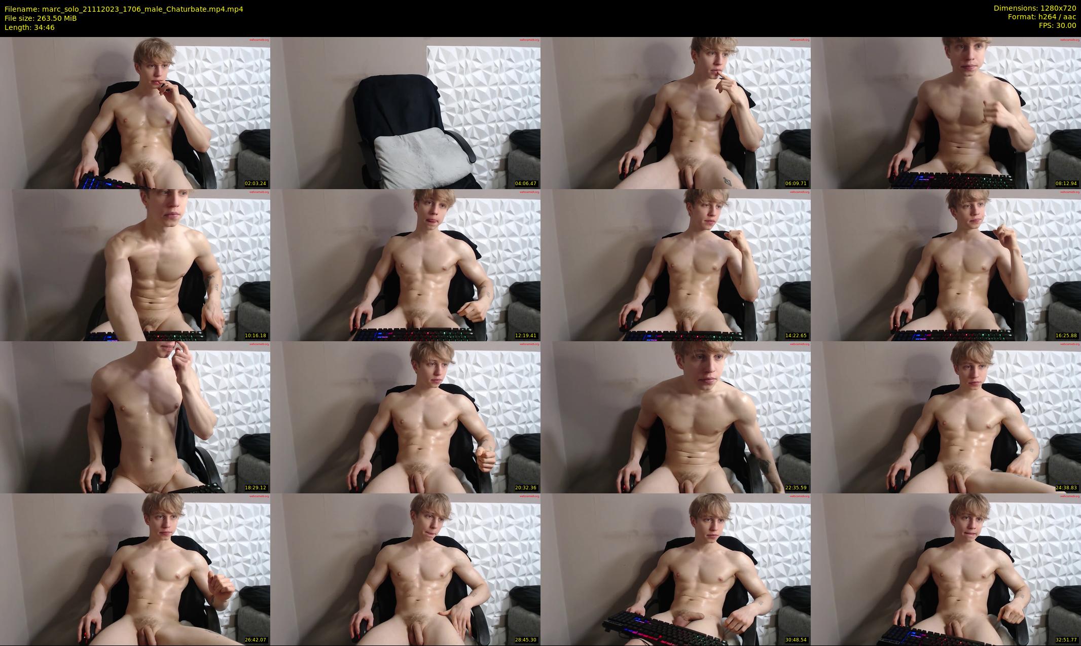 marc_solo — 35 minute Chaturbate male cam show recording, 720p, Nov 21, 2023