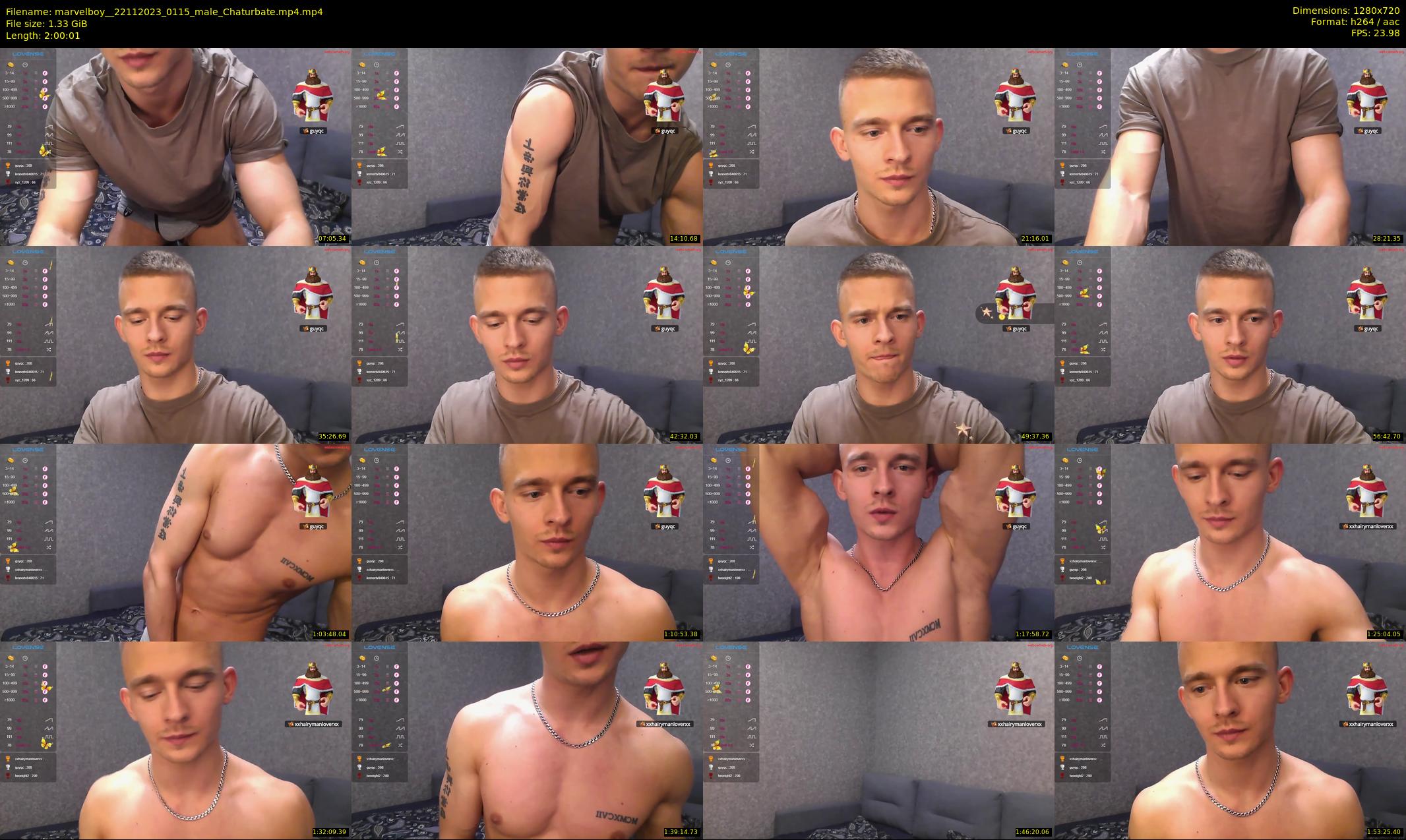marvelboy_ — 121 minute Chaturbate male cam show recording, 720p, Nov 22, 2023
