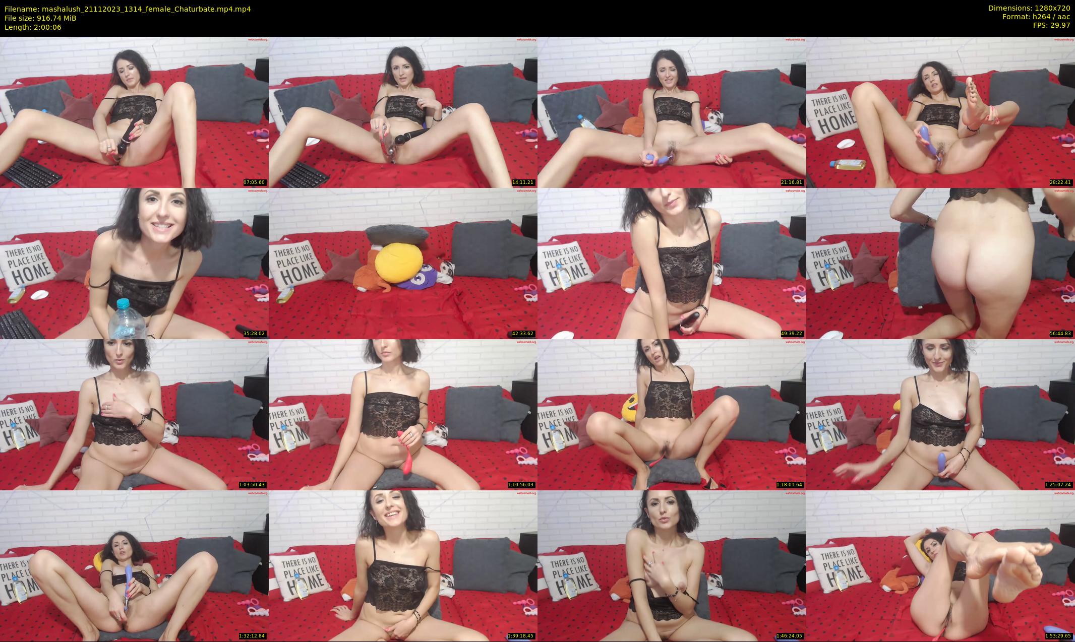 mashalush — 121 minute Chaturbate female cam show recording, 720p, Nov 21, 2023