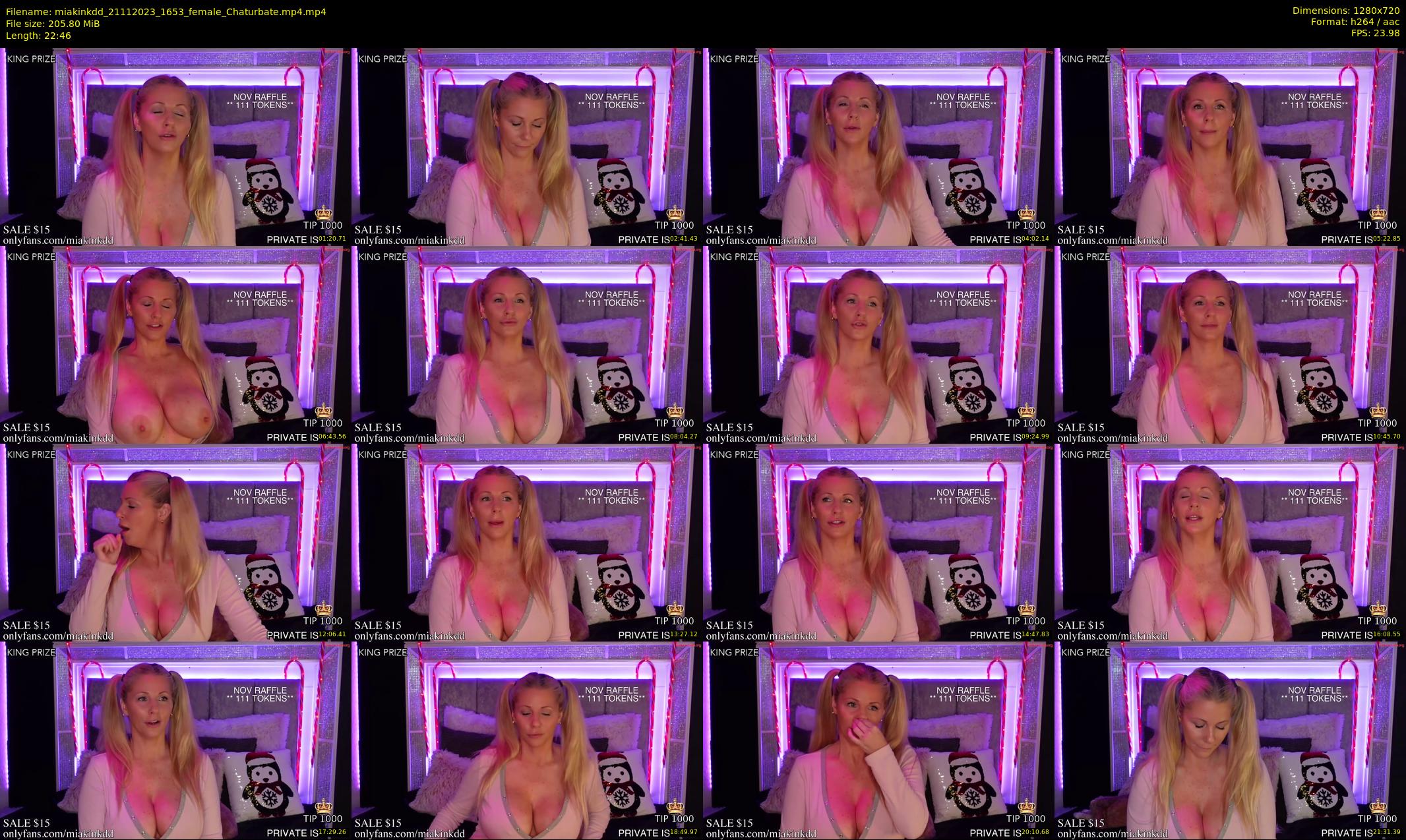 miakinkdd — 23 minute Chaturbate female cam show recording, 720p, Nov 21, 2023