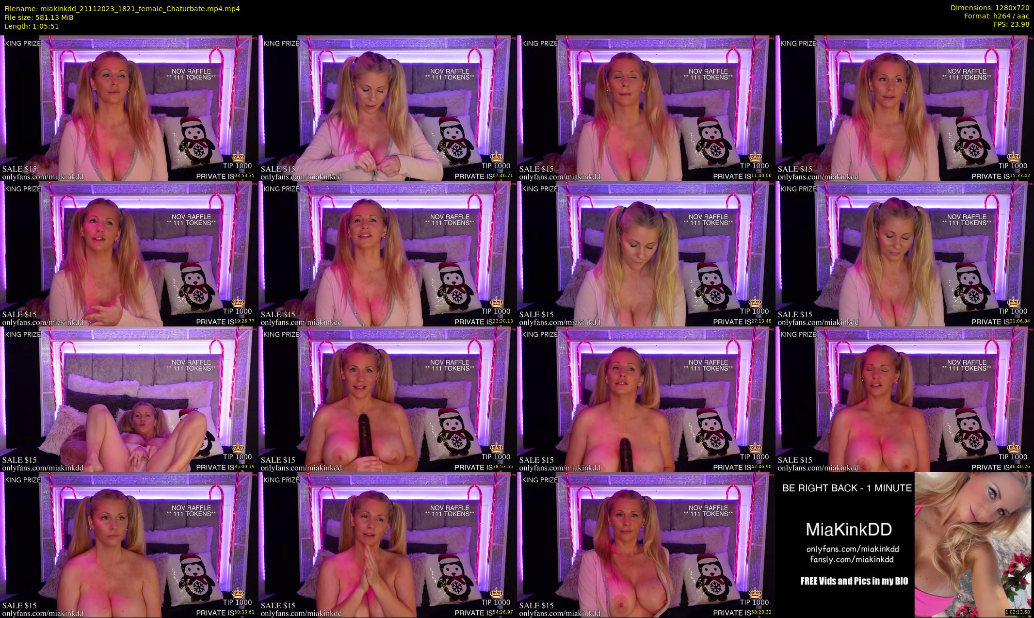 miakinkdd — 66 minute Chaturbate female cam show recording, 720p, Nov 21, 2023