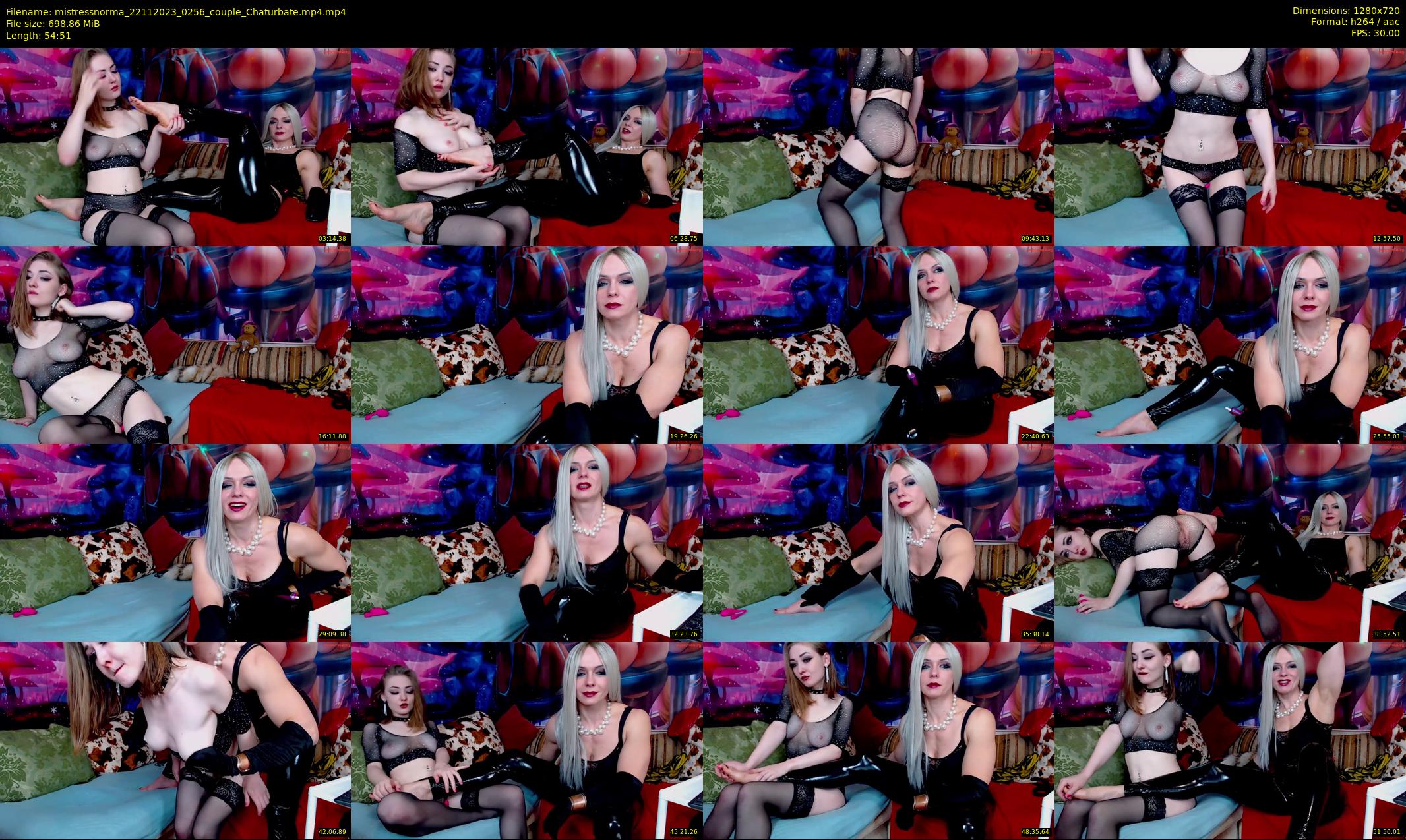 mistressnorma — 55 minute Chaturbate female cam show recording, 720p, Nov 22, 2023