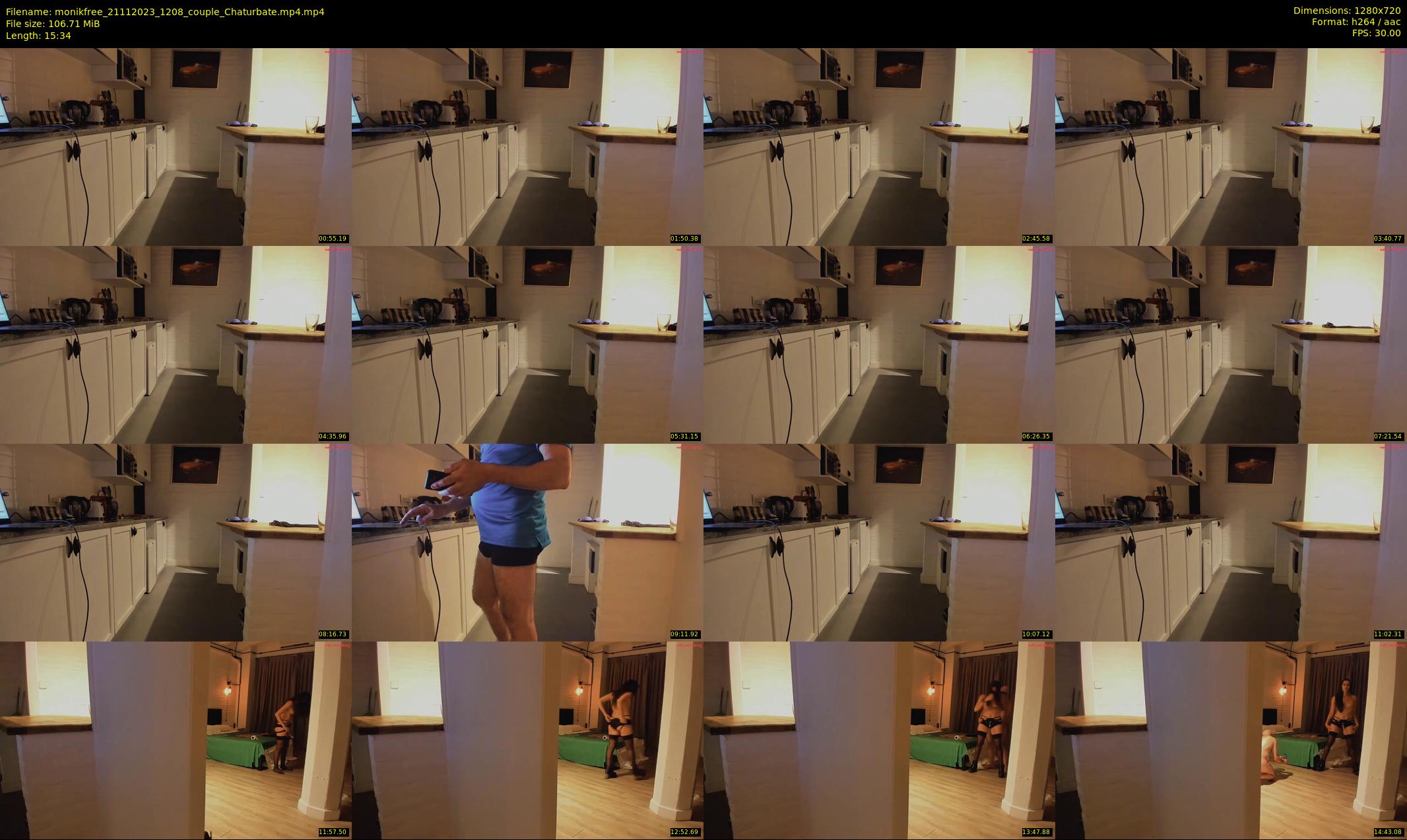 monikfree — 16 minute Chaturbate couple cam show recording, 720p, Nov 21, 2023