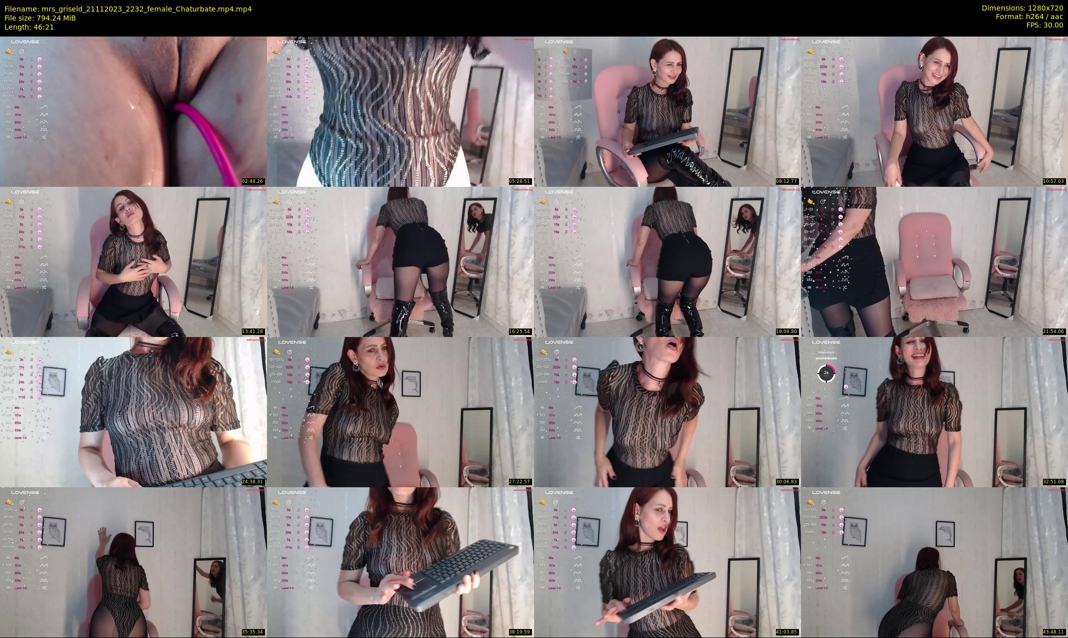 mrs_griseld — 47 minute Chaturbate female cam show recording, 720p, Nov 21, 2023