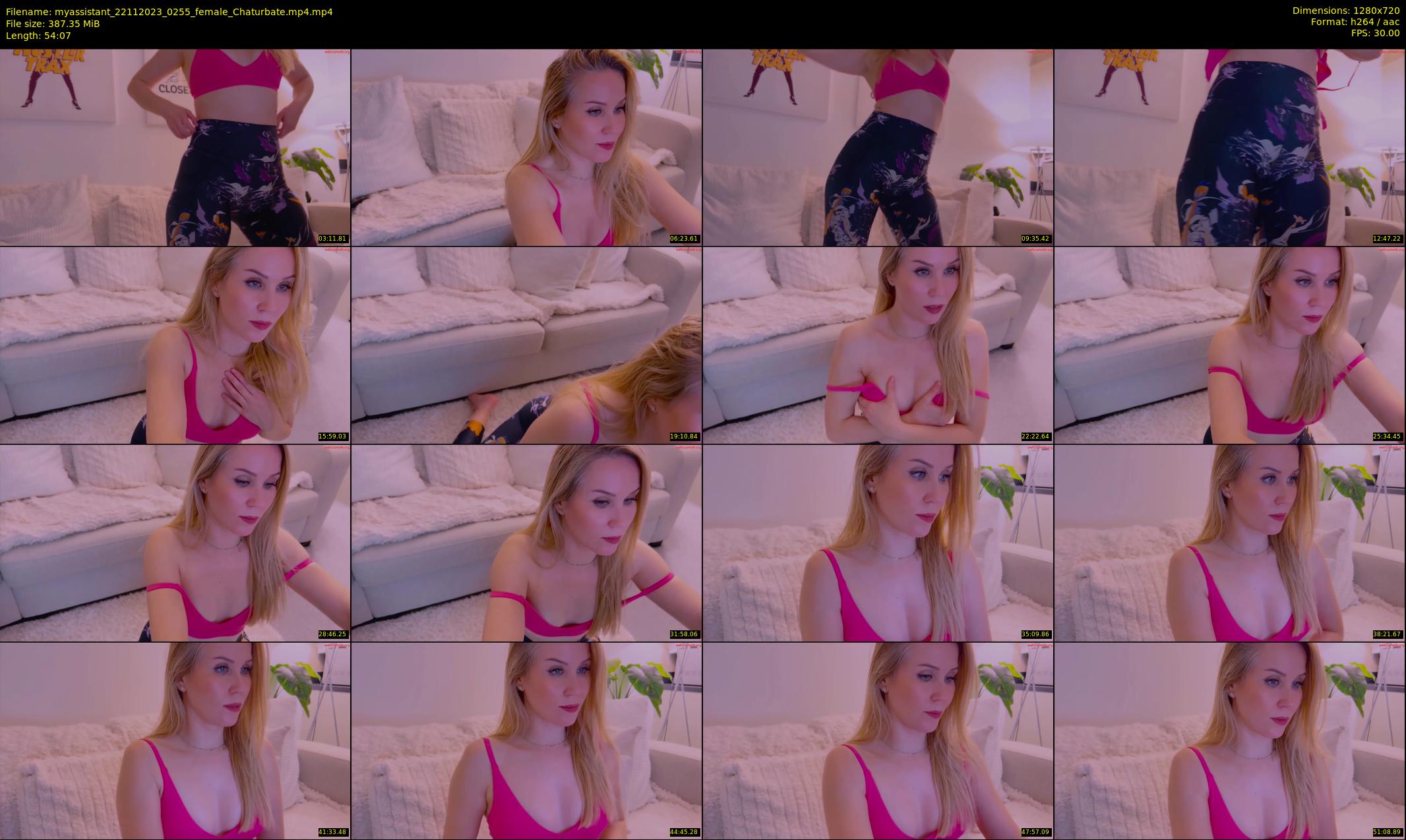 myassistant — 55 minute Chaturbate female cam show recording, 720p, Nov 22, 2023