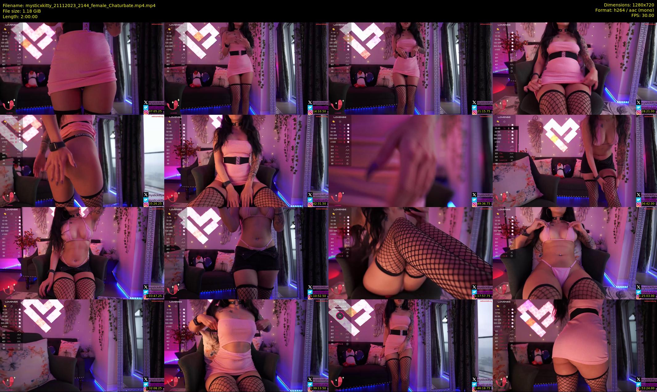 mysticxkitty — 120 minute Chaturbate female cam show recording, 720p, Nov 21, 2023