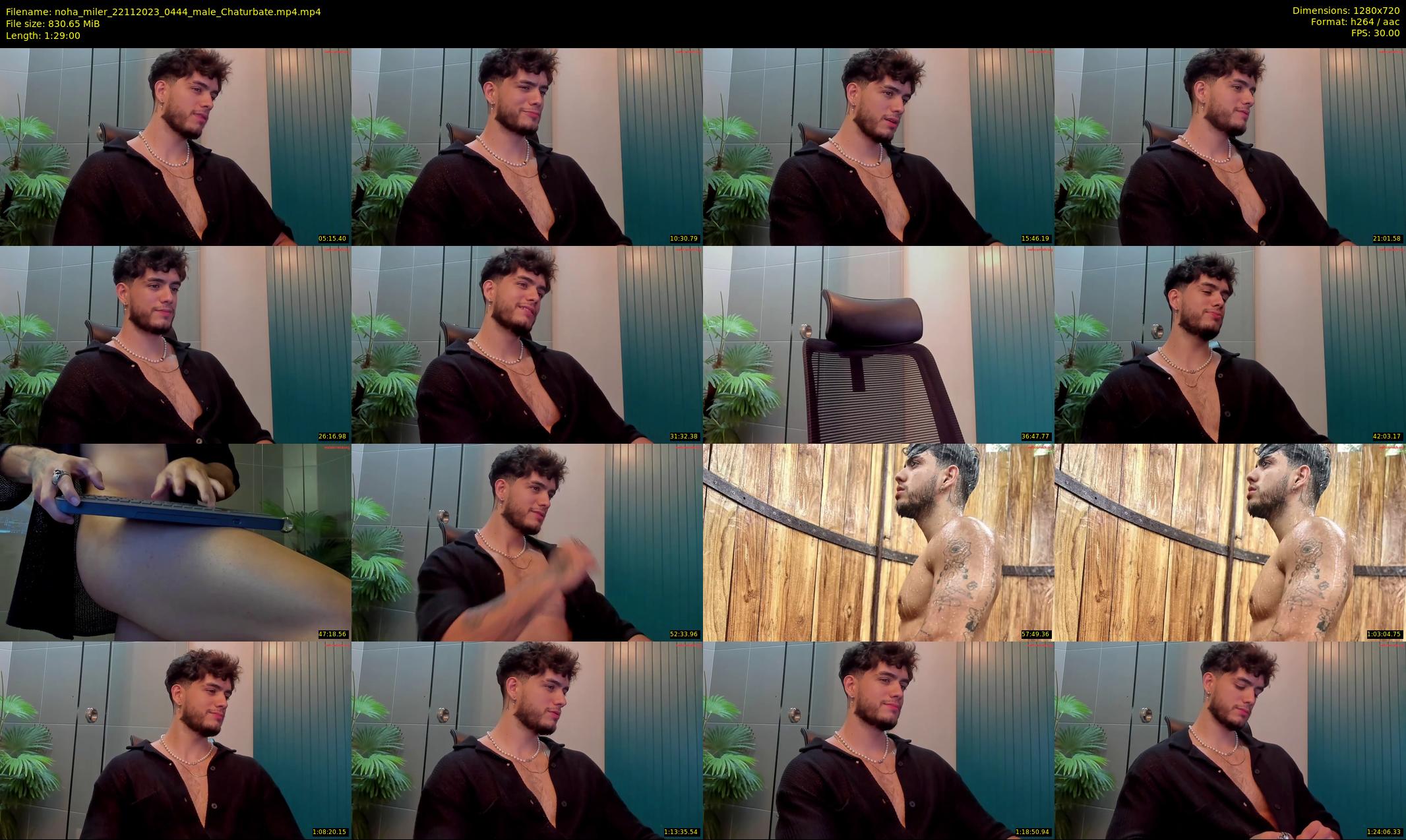 noha_miler — 89 minute Chaturbate male cam show recording, 720p, Nov 22, 2023