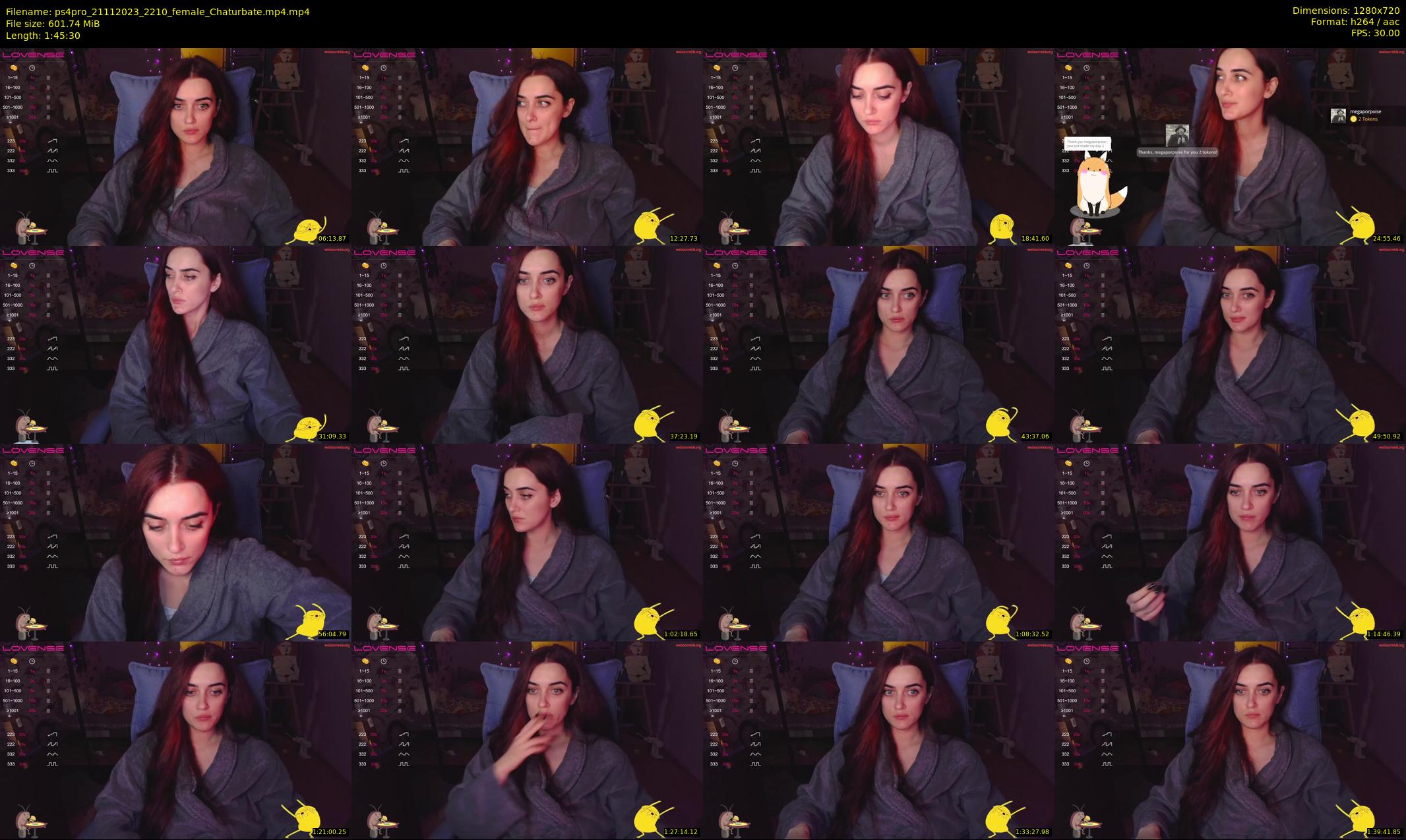 ps4pro — 106 minute Chaturbate female cam show recording, 720p, Nov 21, 2023
