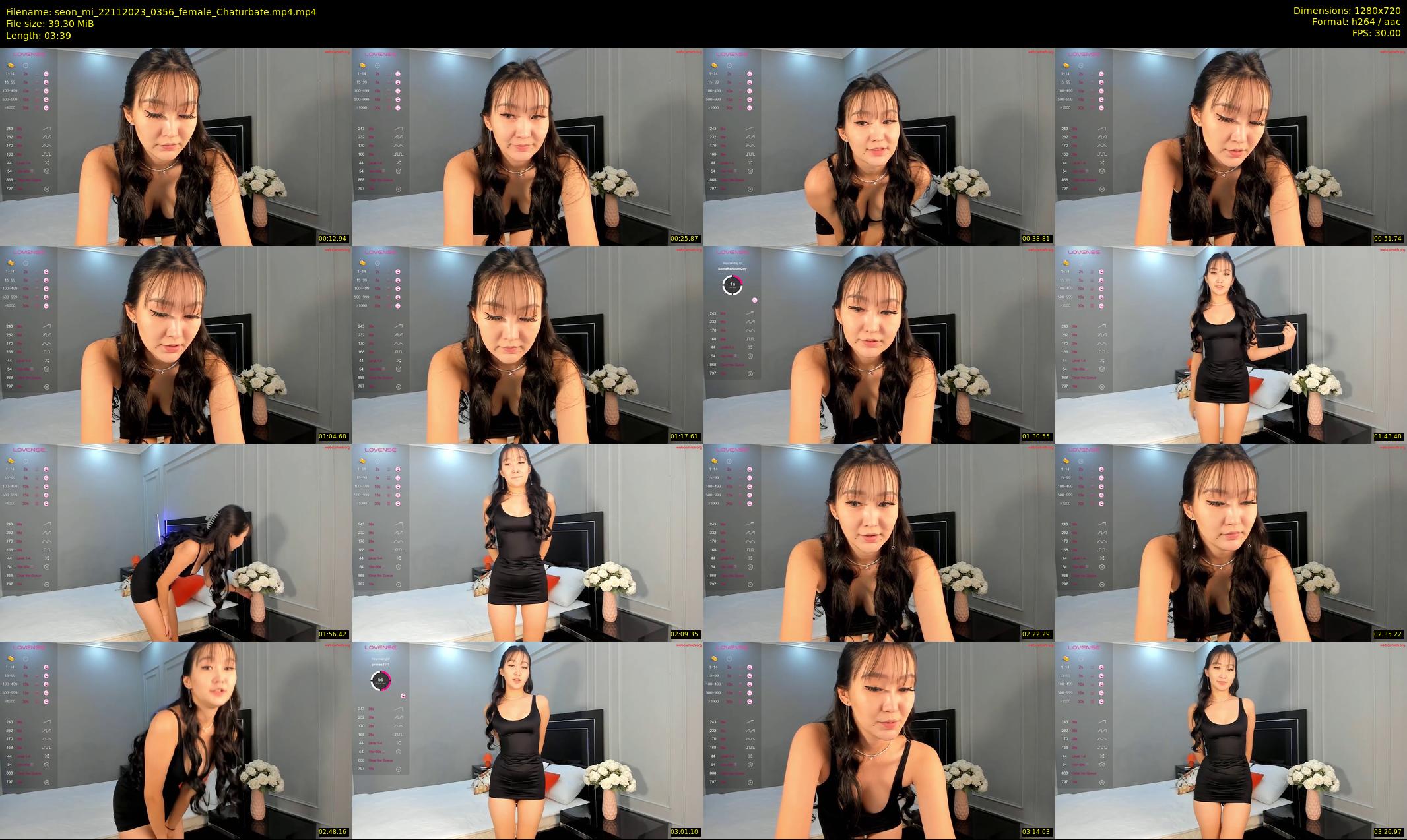 seon_mi — 4 minute Chaturbate female cam show recording, 720p, Nov 22, 2023