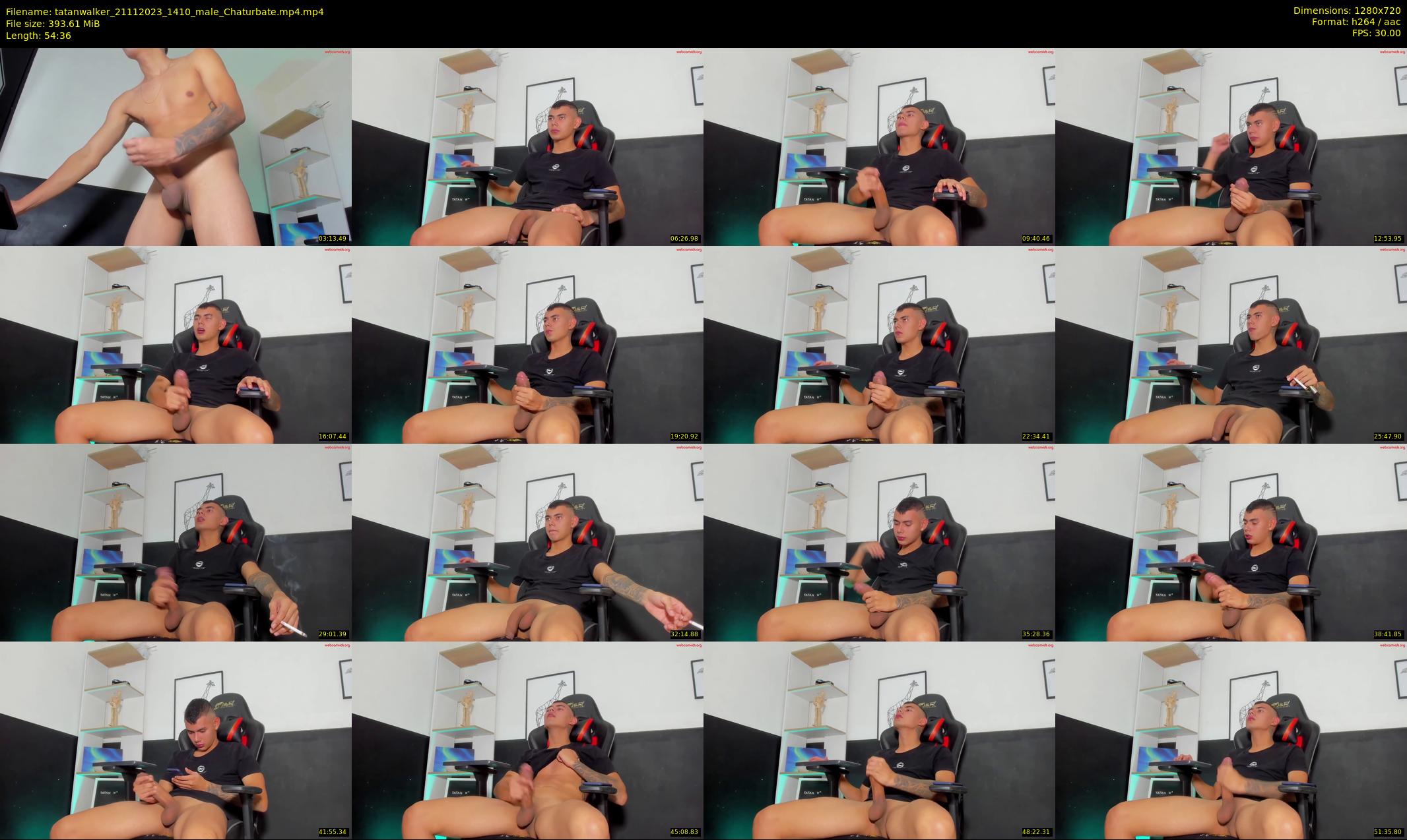 tatanwalker — 55 minute Chaturbate male cam show recording, 720p, Nov 21, 2023