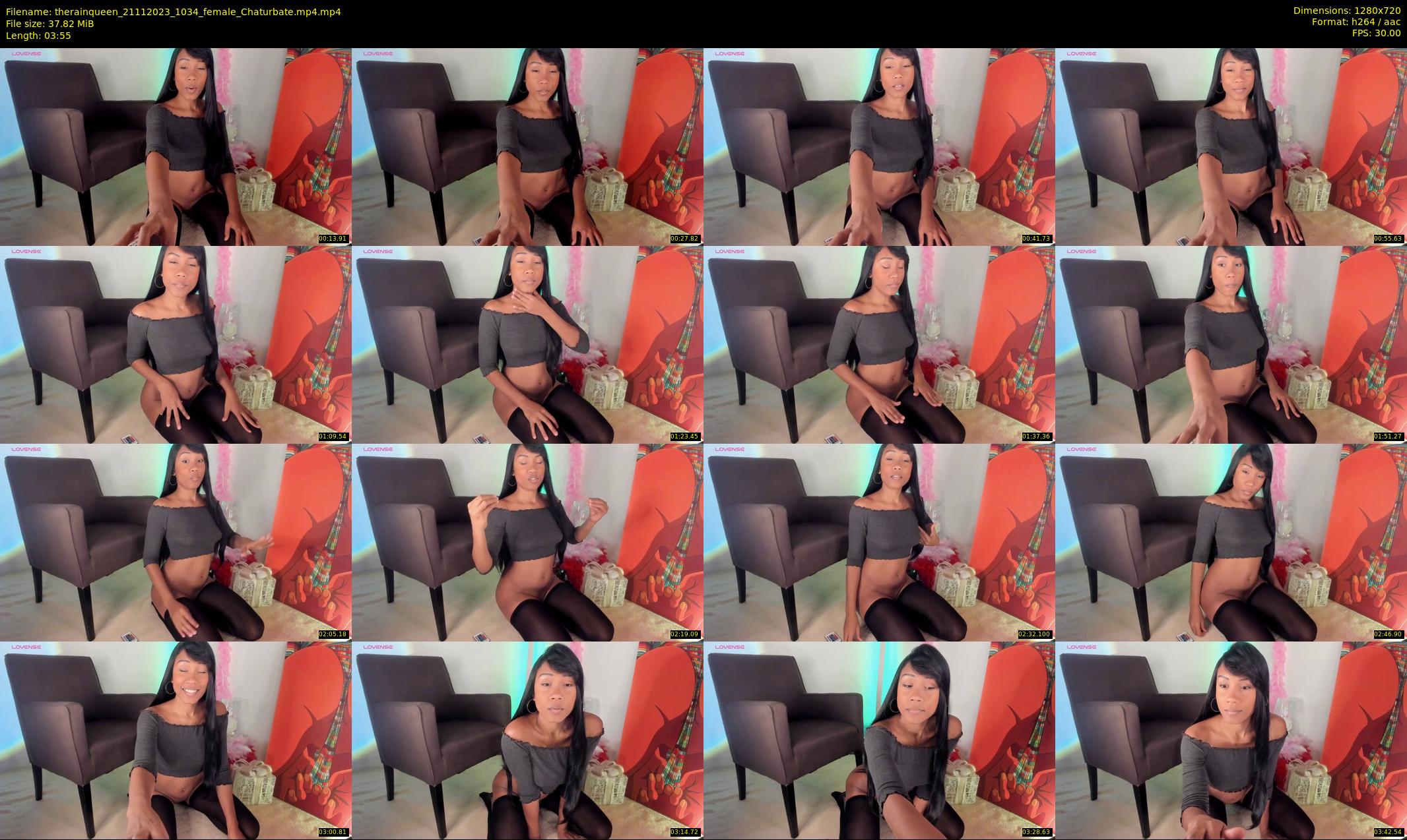 therainqueen — 4 minute Chaturbate female cam show recording, 720p, Nov 21, 2023