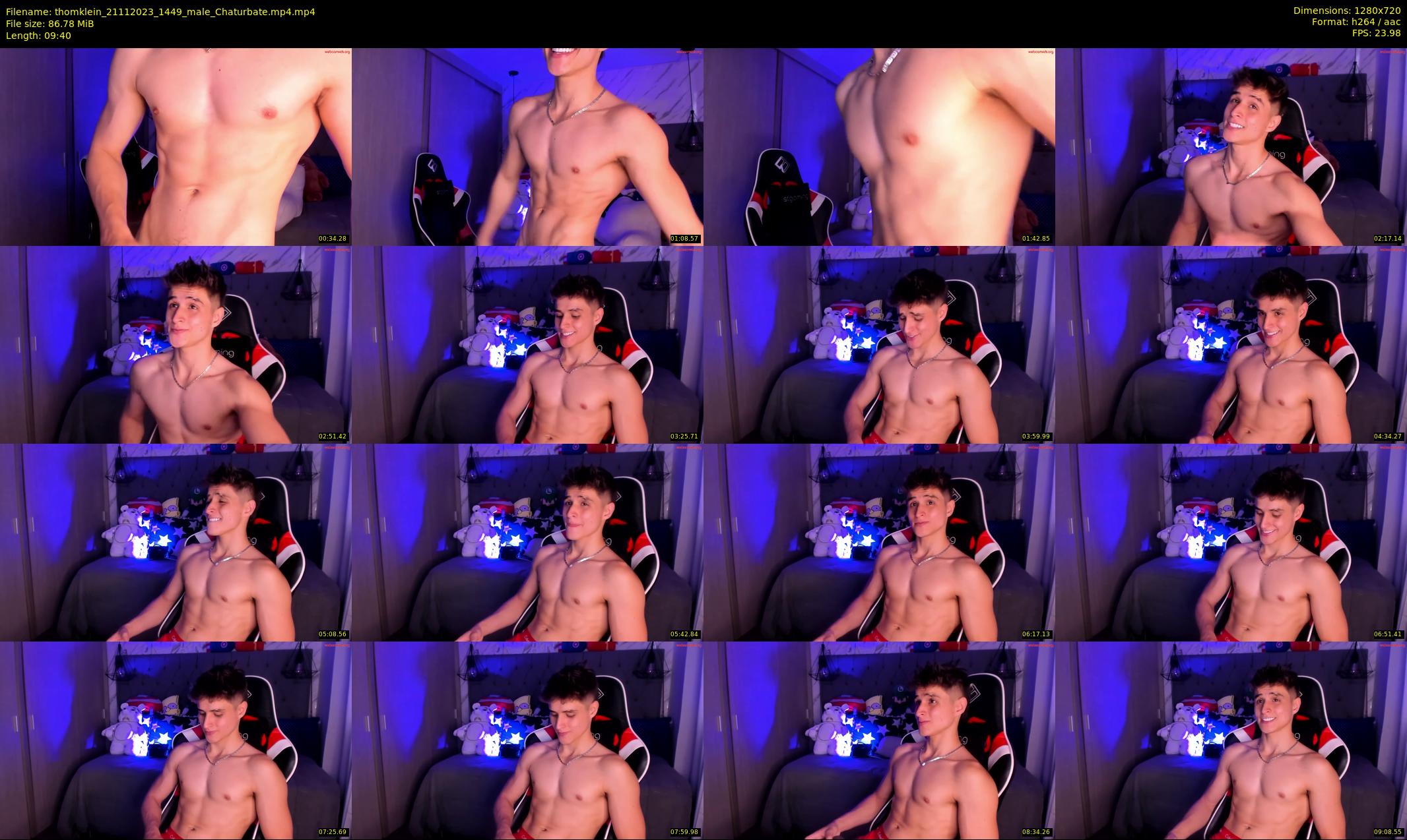 thomklein — 10 minute Chaturbate male cam show recording, 720p, Nov 21, 2023