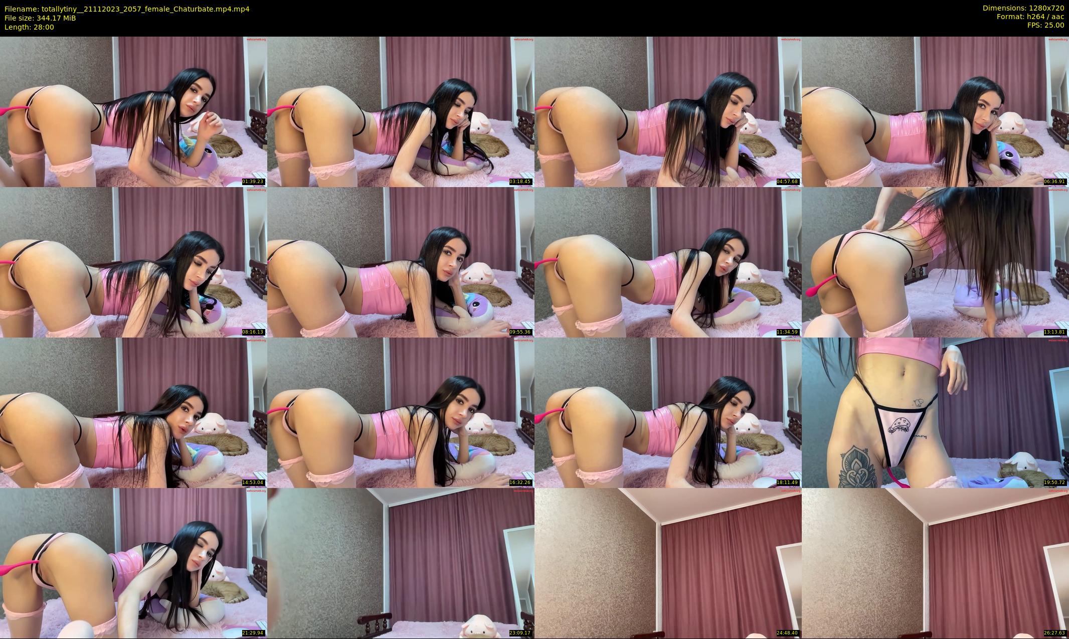 totallytiny_ — 28 minute Chaturbate female cam show recording, 720p, Nov 21, 2023
