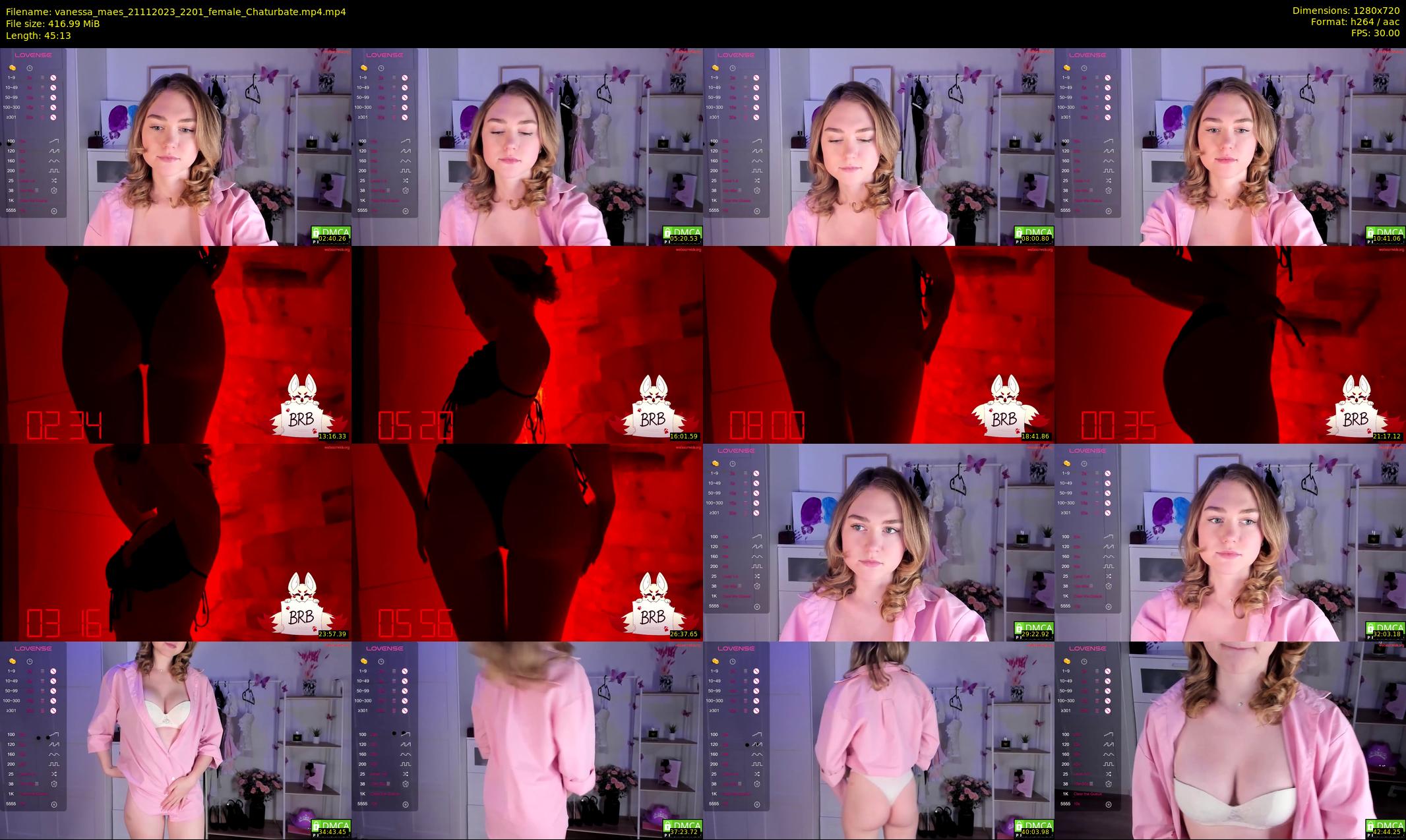 vanessa_maes — 46 minute Chaturbate female cam show recording, 720p, Nov 21, 2023
