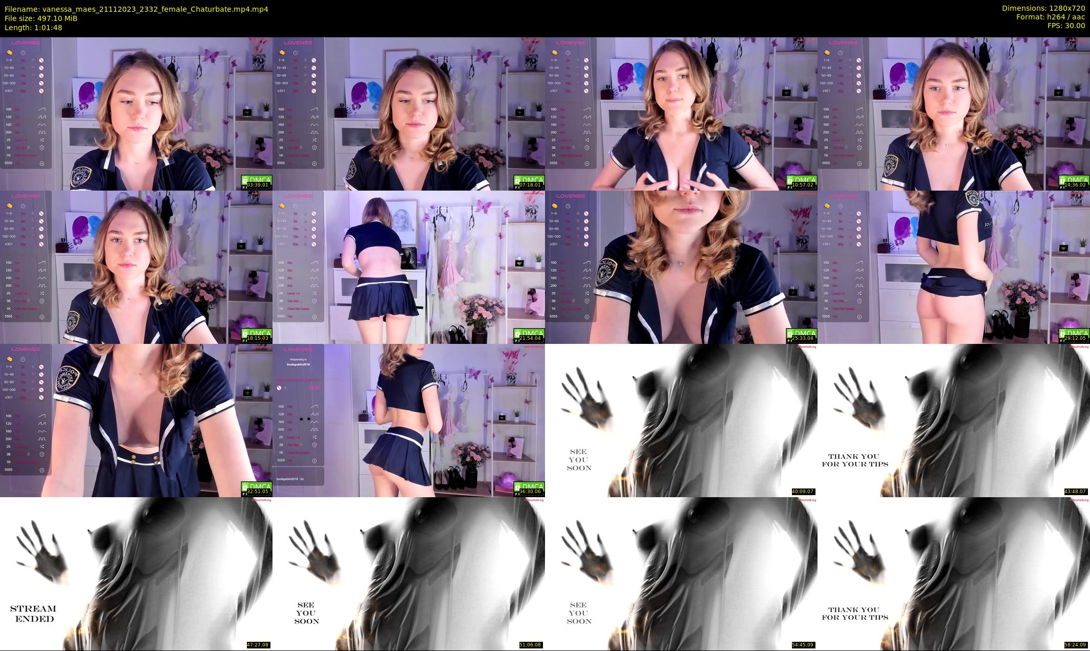 vanessa_maes — 62 minute Chaturbate female cam show recording, 720p, Nov 21, 2023