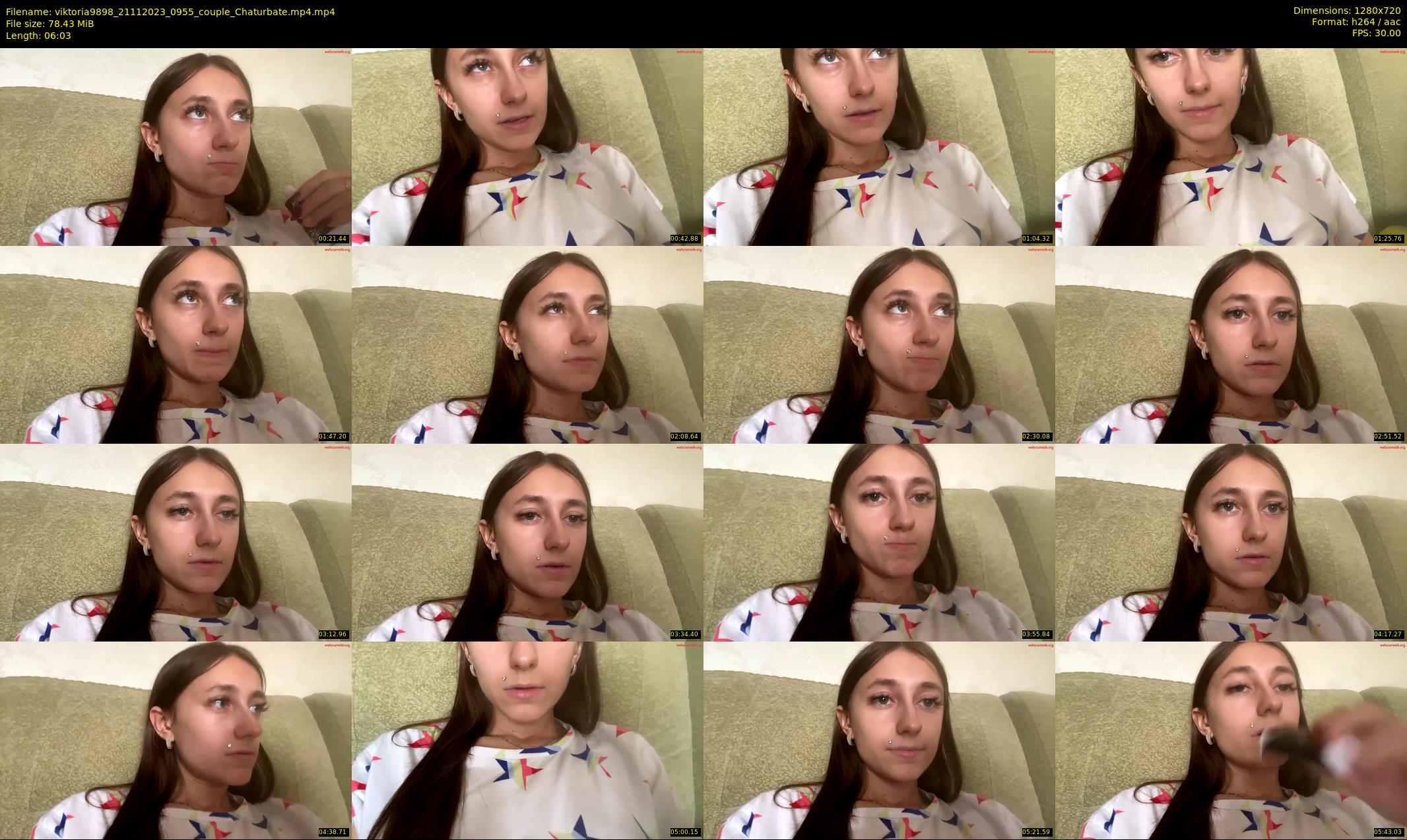 viktoria9898 — 7 minute Chaturbate couple cam show recording, 720p, Nov 21, 2023