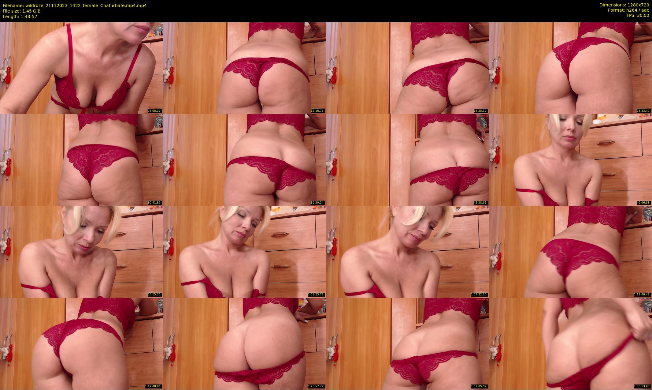 wildroze — 104 minute Chaturbate female cam show recording, 720p, Nov 21, 2023