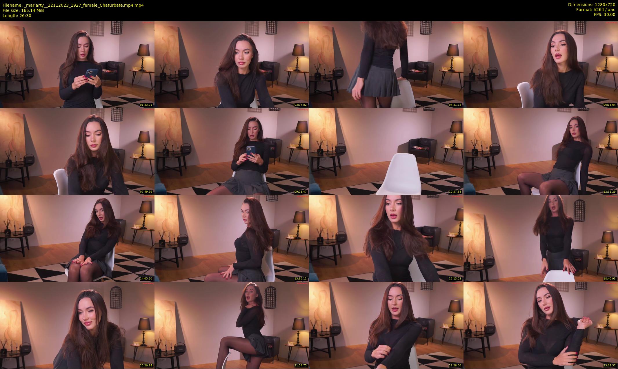 _mariarty_ — 27 minute Chaturbate female cam show recording, 720p, Nov 22, 2023