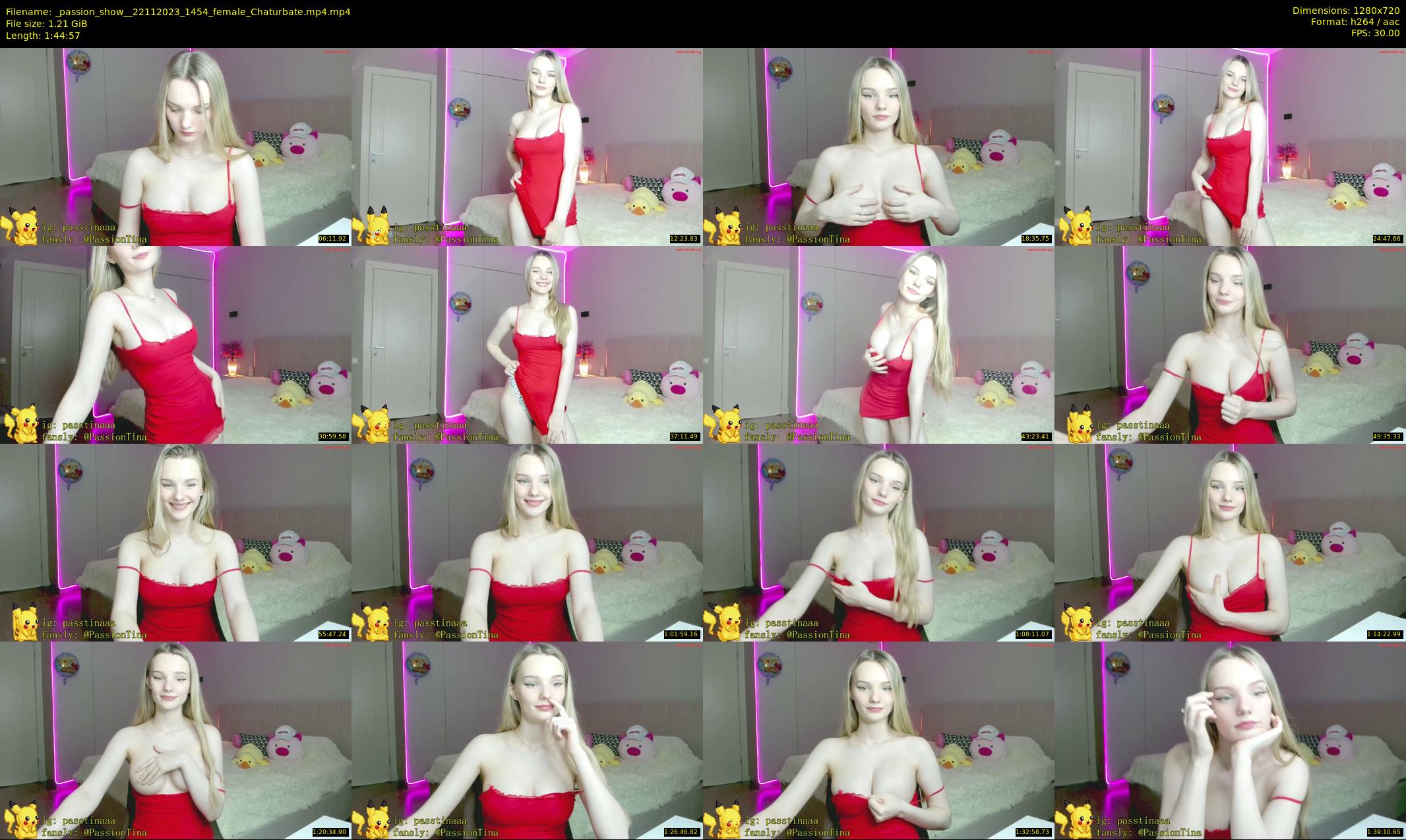 _passion_show_ — 105 minute Chaturbate couple cam show recording, 720p, Nov 22, 2023