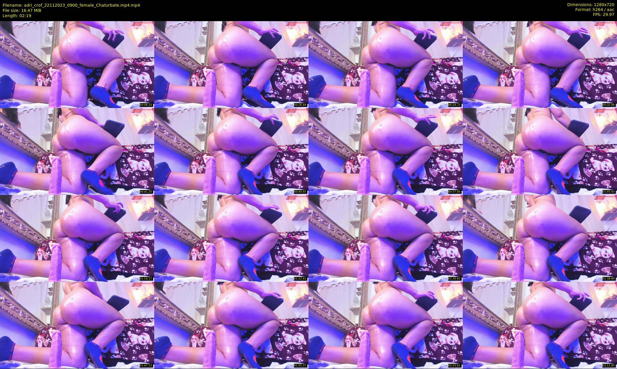 adri_crof — 3 minute Chaturbate female cam show recording, 720p, Nov 22, 2023