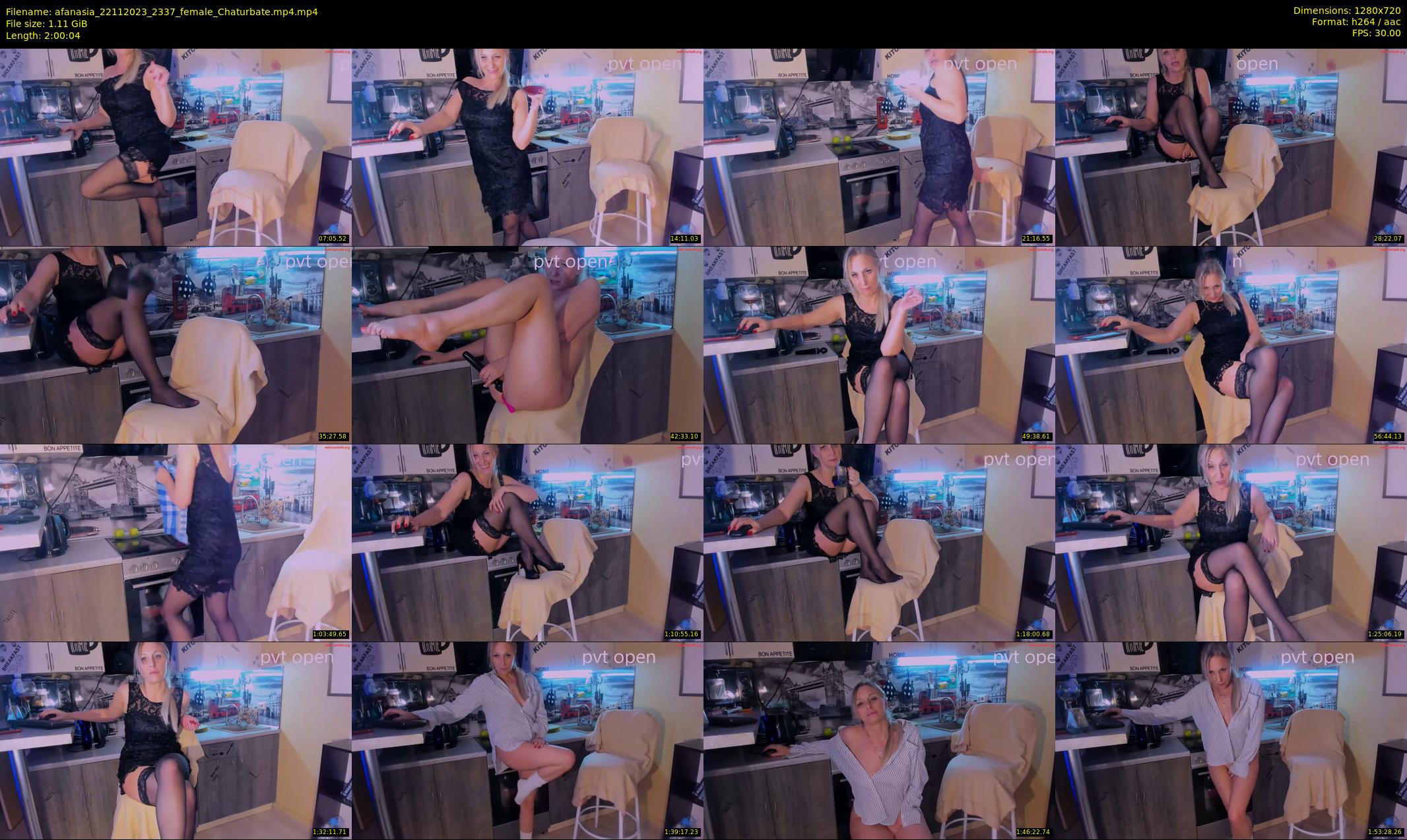 afanasia — 121 minute Chaturbate female cam show recording, 720p, Nov 22, 2023