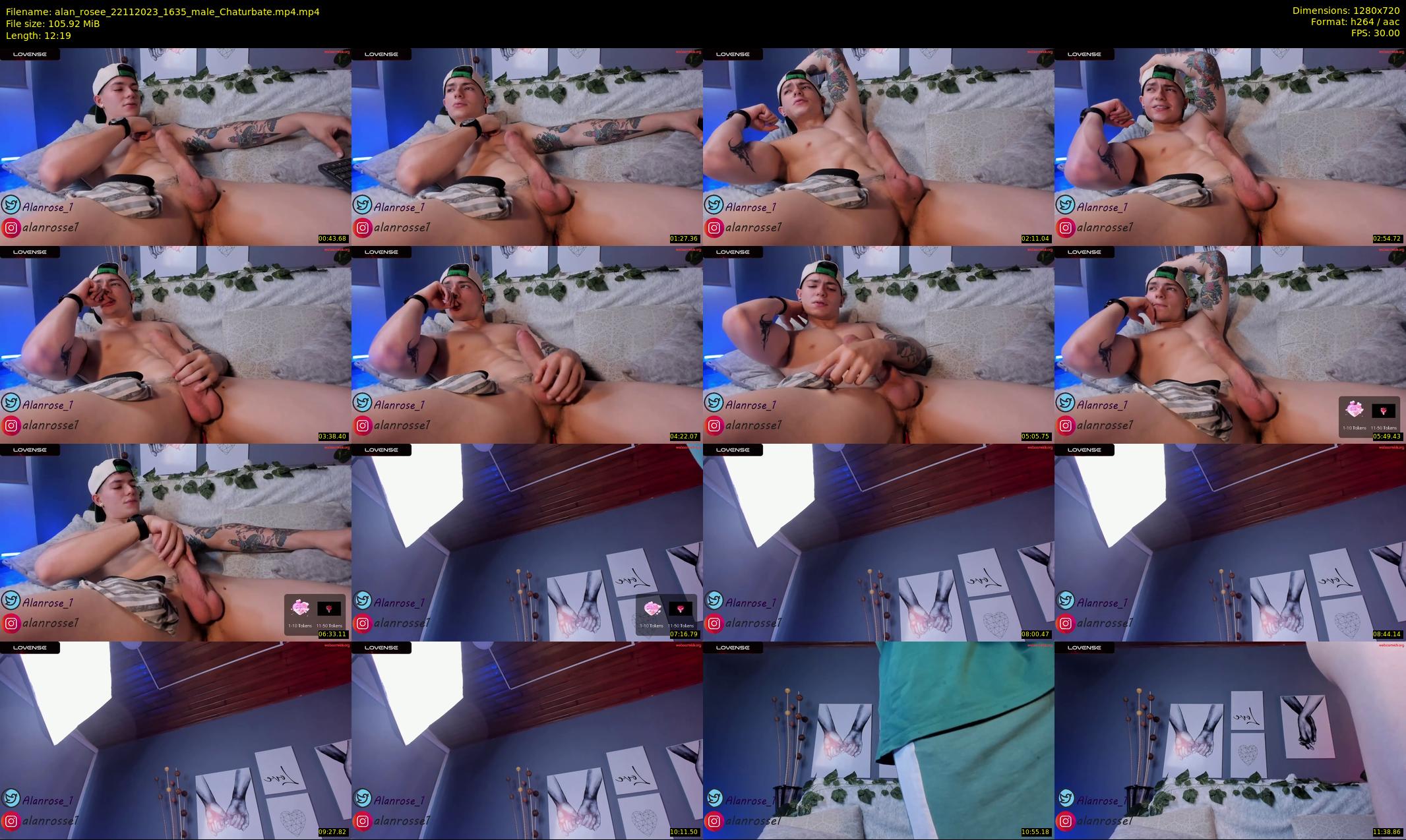 alan_rosee — 13 minute Chaturbate male cam show recording, 720p, Nov 22, 2023