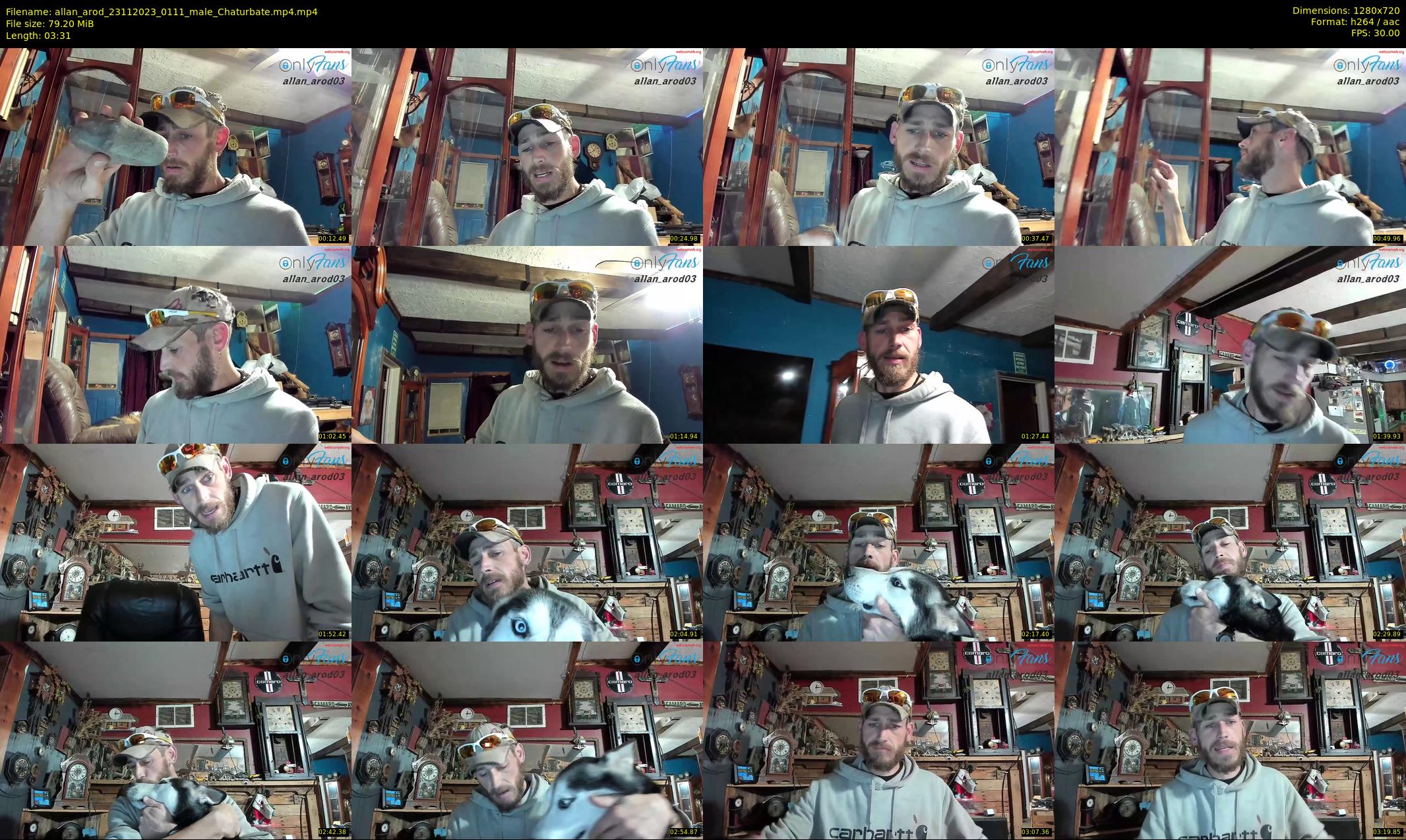 allan_arod — 4 minute Chaturbate male cam show recording, 720p, Nov 23, 2023