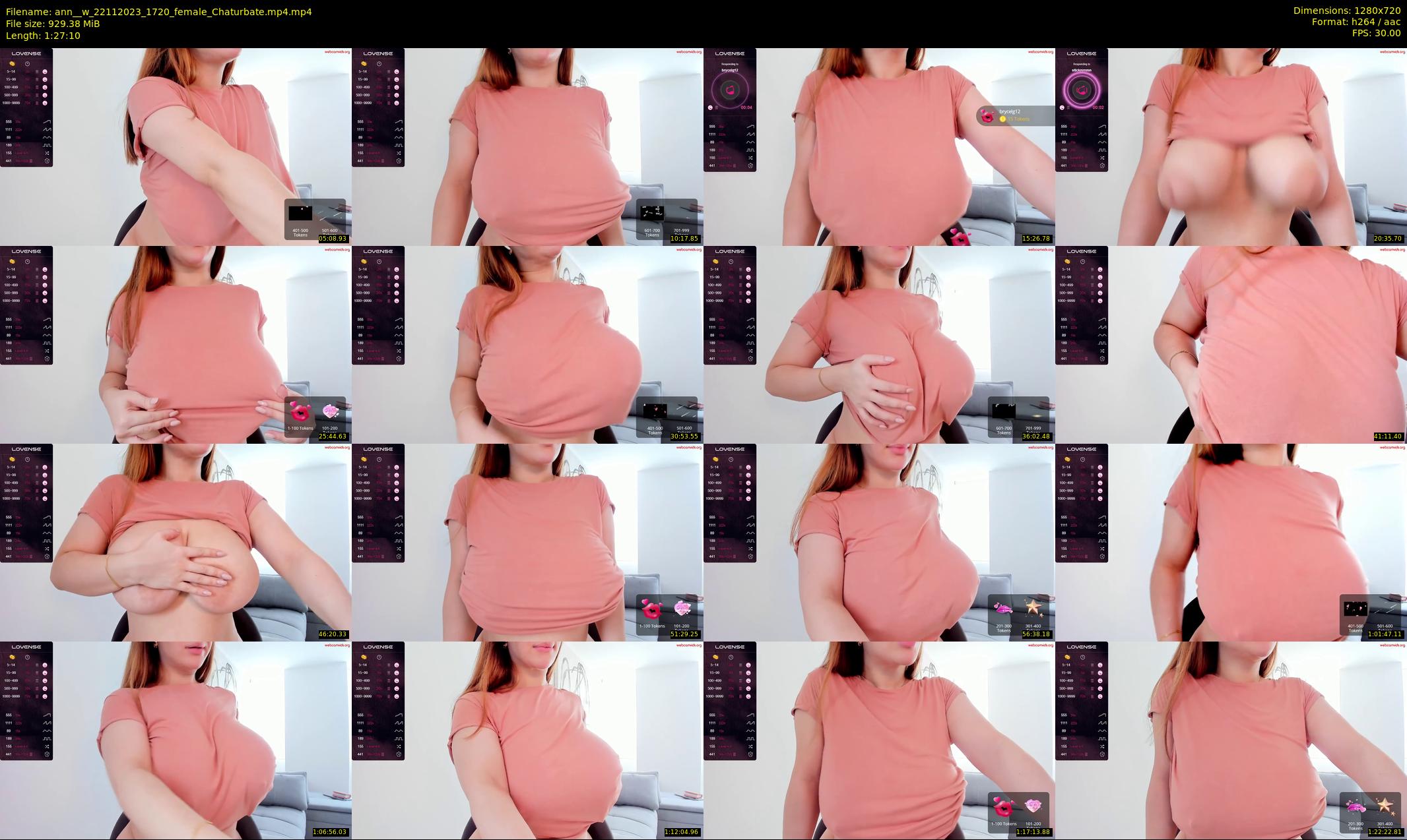 ann__w — 88 minute Chaturbate female cam show recording, 720p, Nov 22, 2023