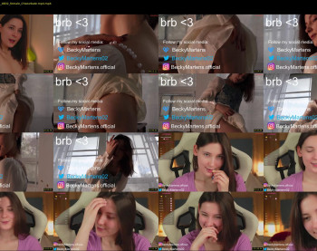 beckymartens — 70 minute Chaturbate female cam show recording, 720p, Nov 22, 2023