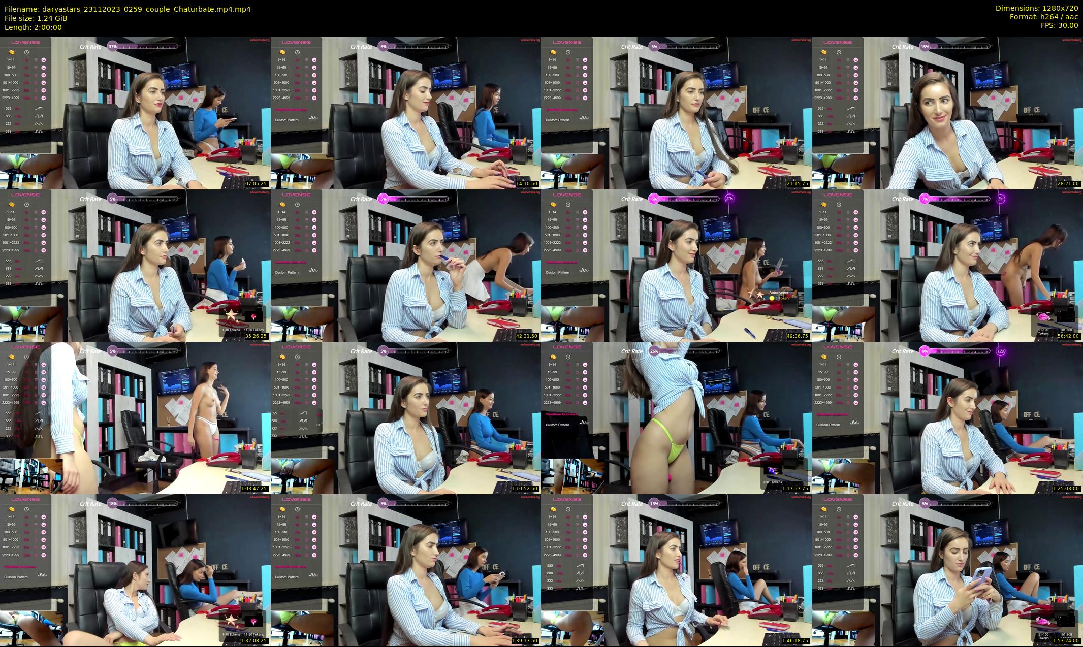 daryastars — 120 minute Chaturbate couple cam show recording, 720p, Nov 23, 2023