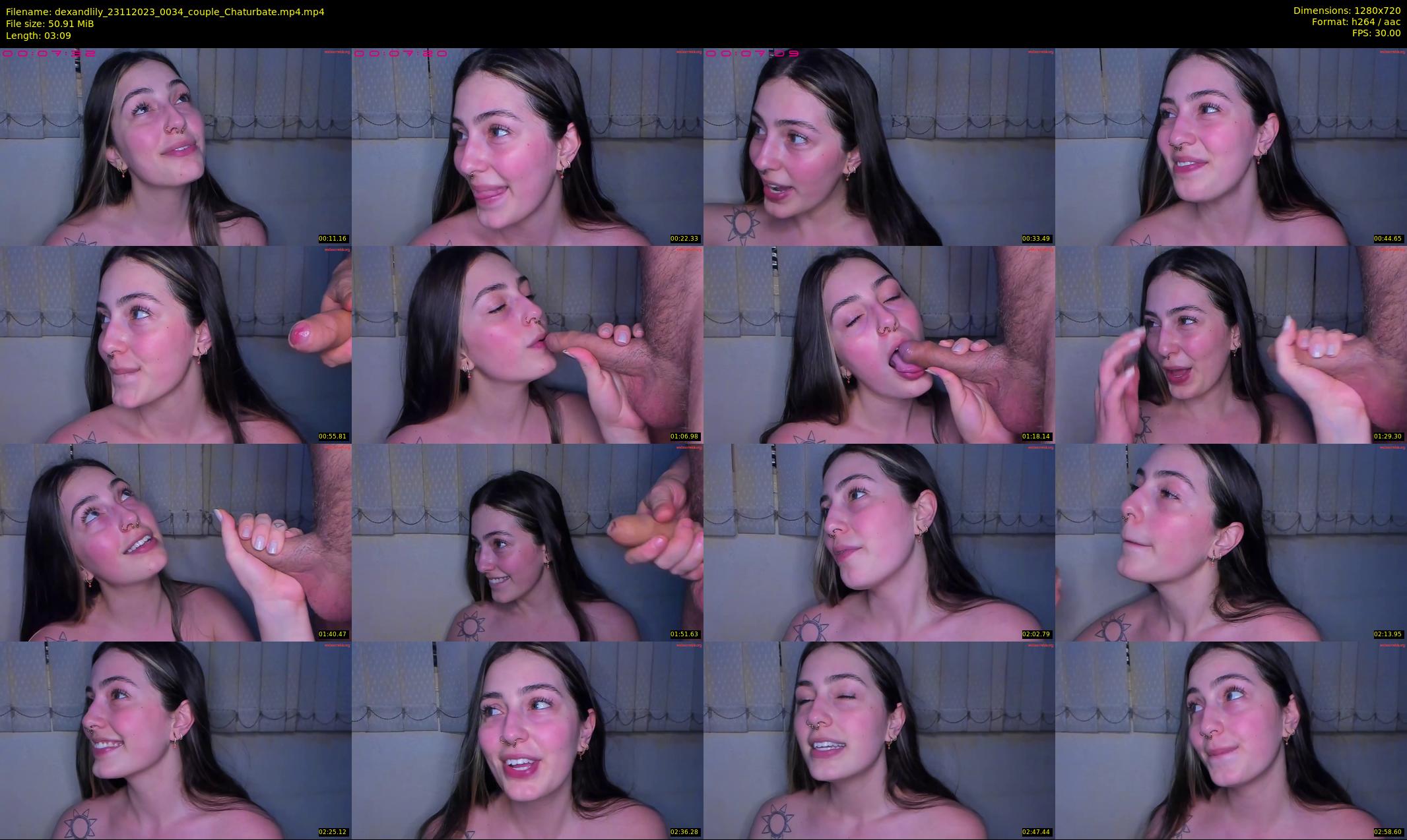 dexandlily — 4 minute Chaturbate couple cam show recording, 720p, Nov 23, 2023