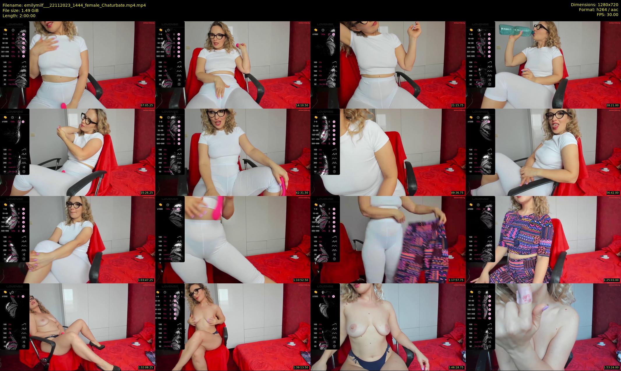 emilymilf__ — 120 minute Chaturbate female cam show recording, 720p, Nov 22, 2023