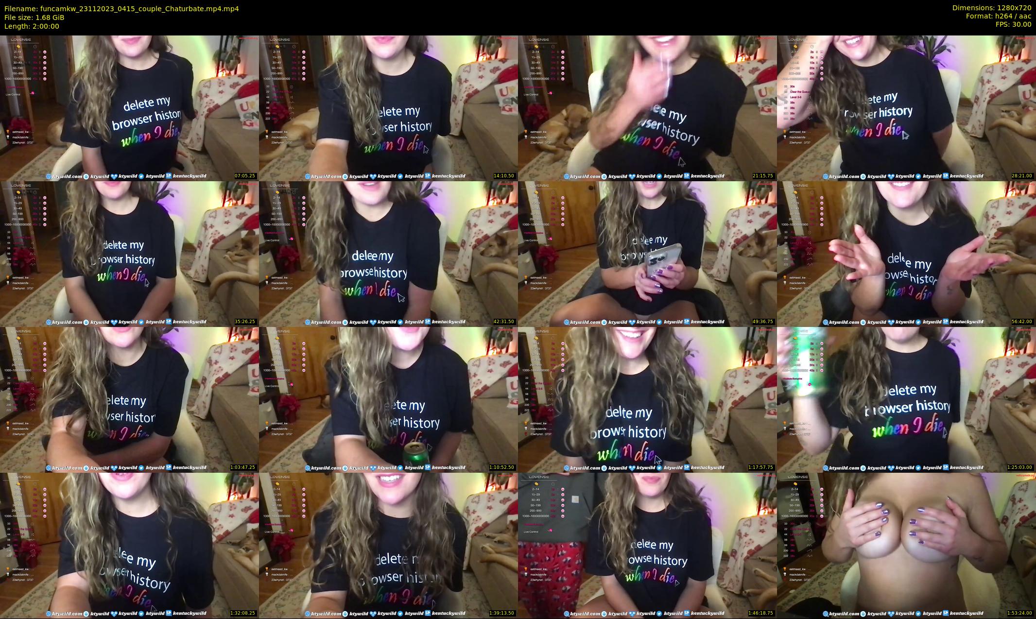 funcamkw — 120 minute Chaturbate female cam show recording, 720p, Nov 23, 2023