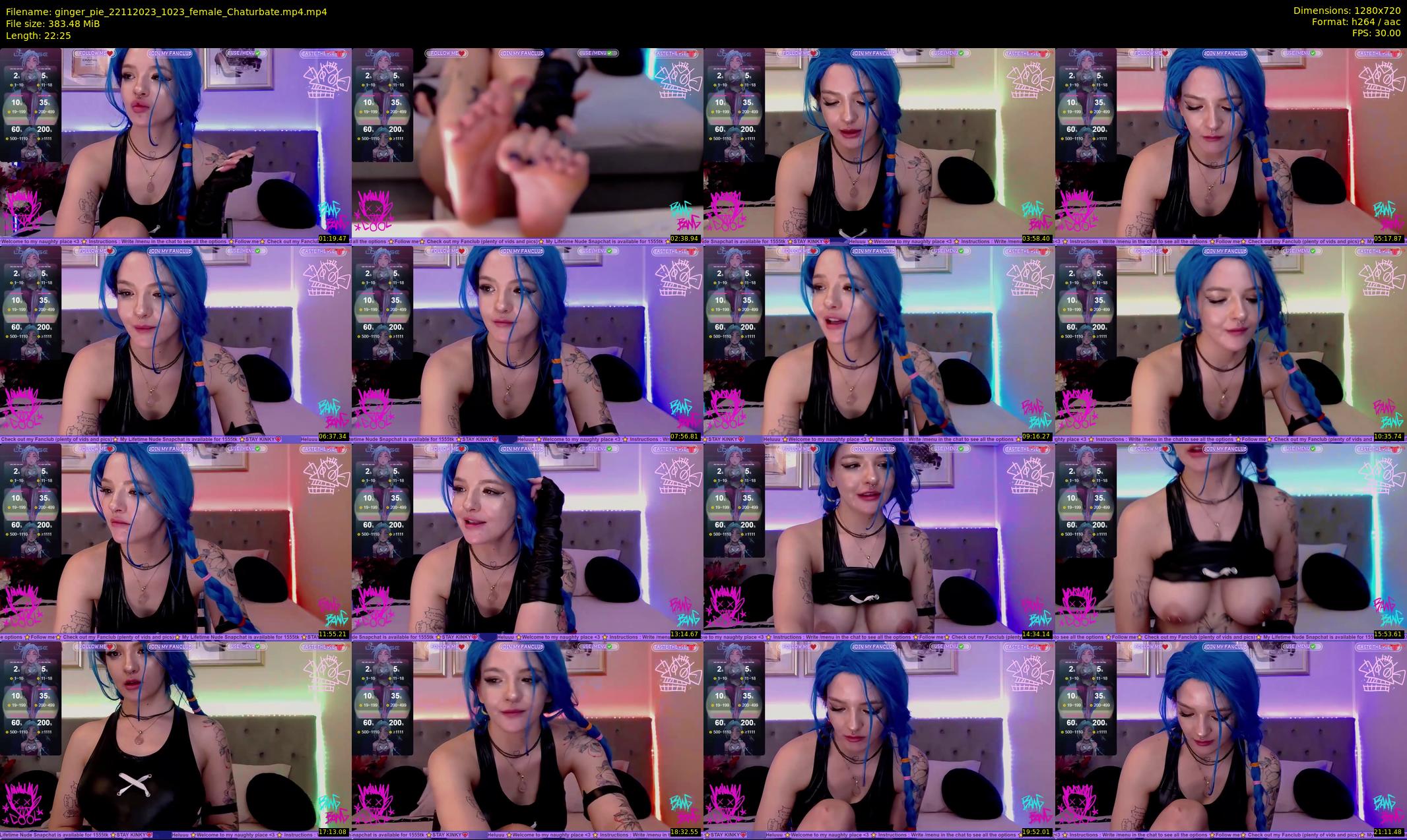 ginger_pie — 23 minute Chaturbate female cam show recording, 720p, Nov 22, 2023
