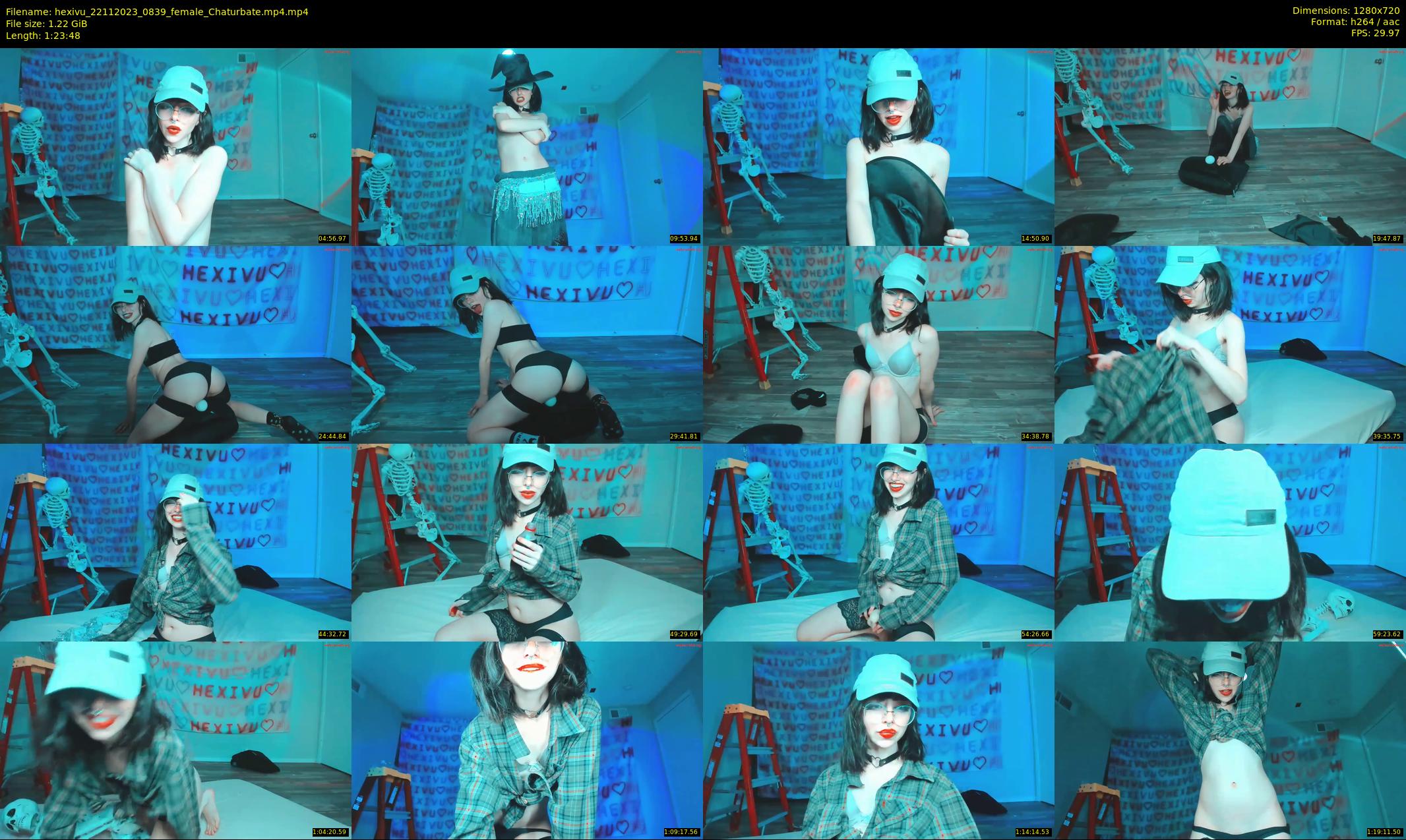 hexivu — 84 minute Chaturbate female cam show recording, 720p, Nov 22, 2023