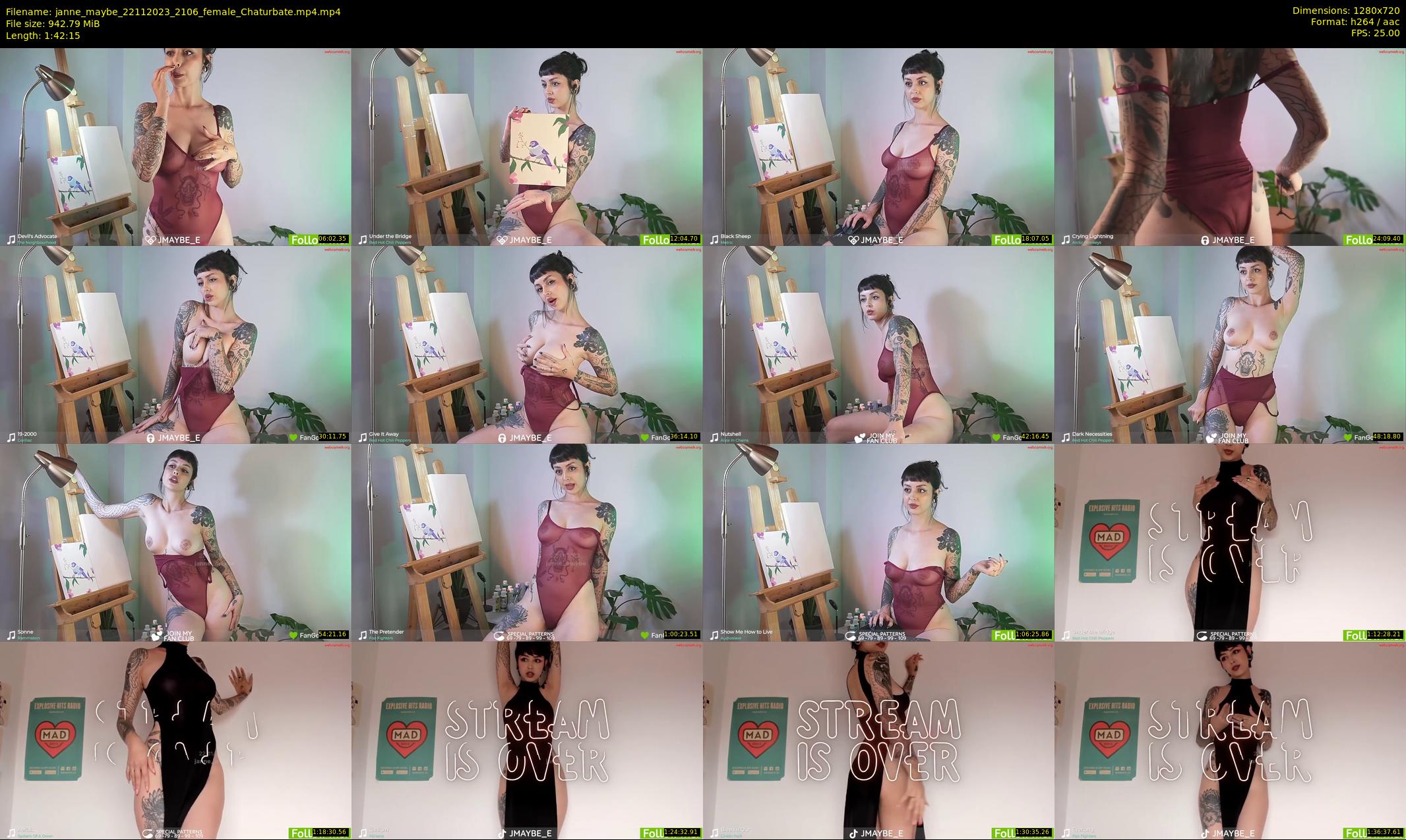 janne_maybe — 103 minute Chaturbate female cam show recording, 720p, Nov 22, 2023