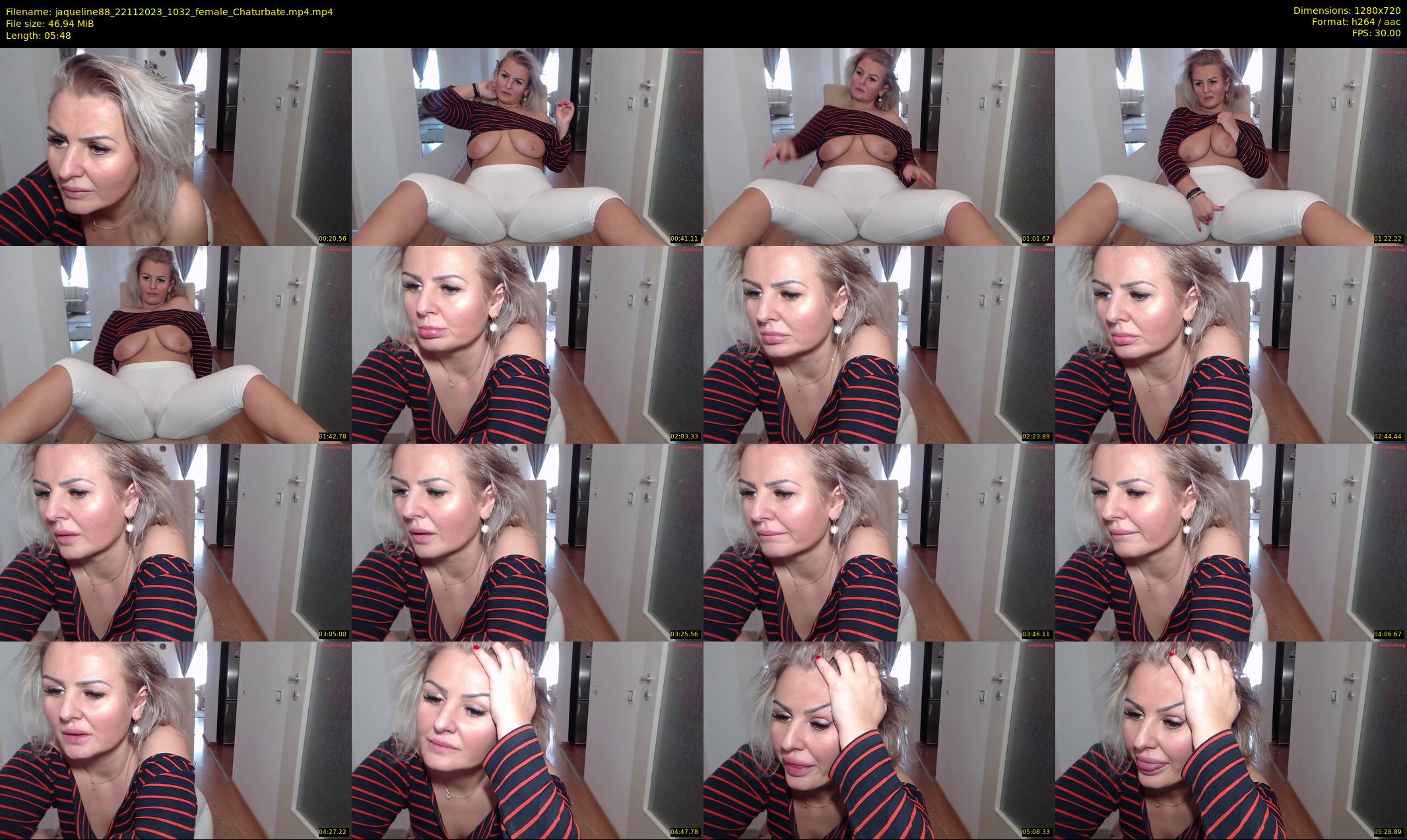 jaqueline88 — 6 minute Chaturbate female cam show recording, 720p, Nov 22, 2023