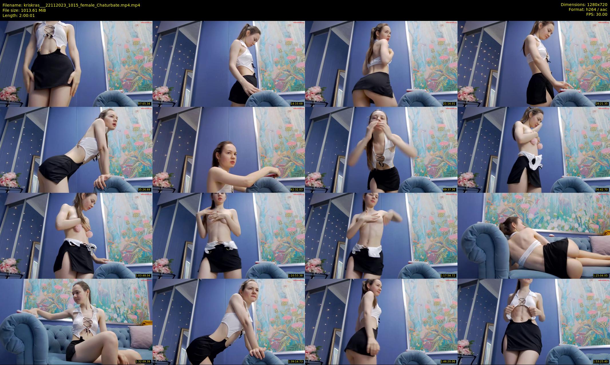 kriskras__ — 121 minute Chaturbate female cam show recording, 720p, Nov 22, 2023