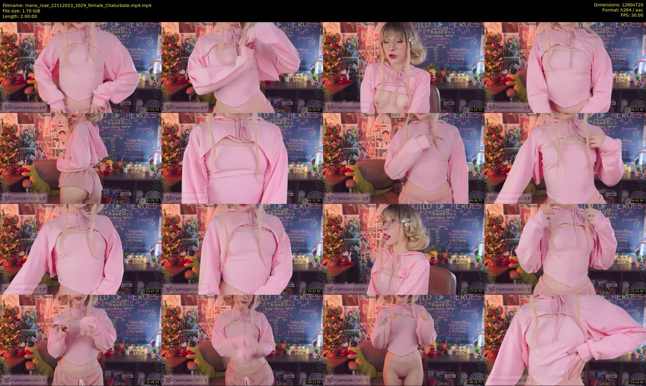 mana_rose — 120 minute Chaturbate female cam show recording, 720p, Nov 22, 2023