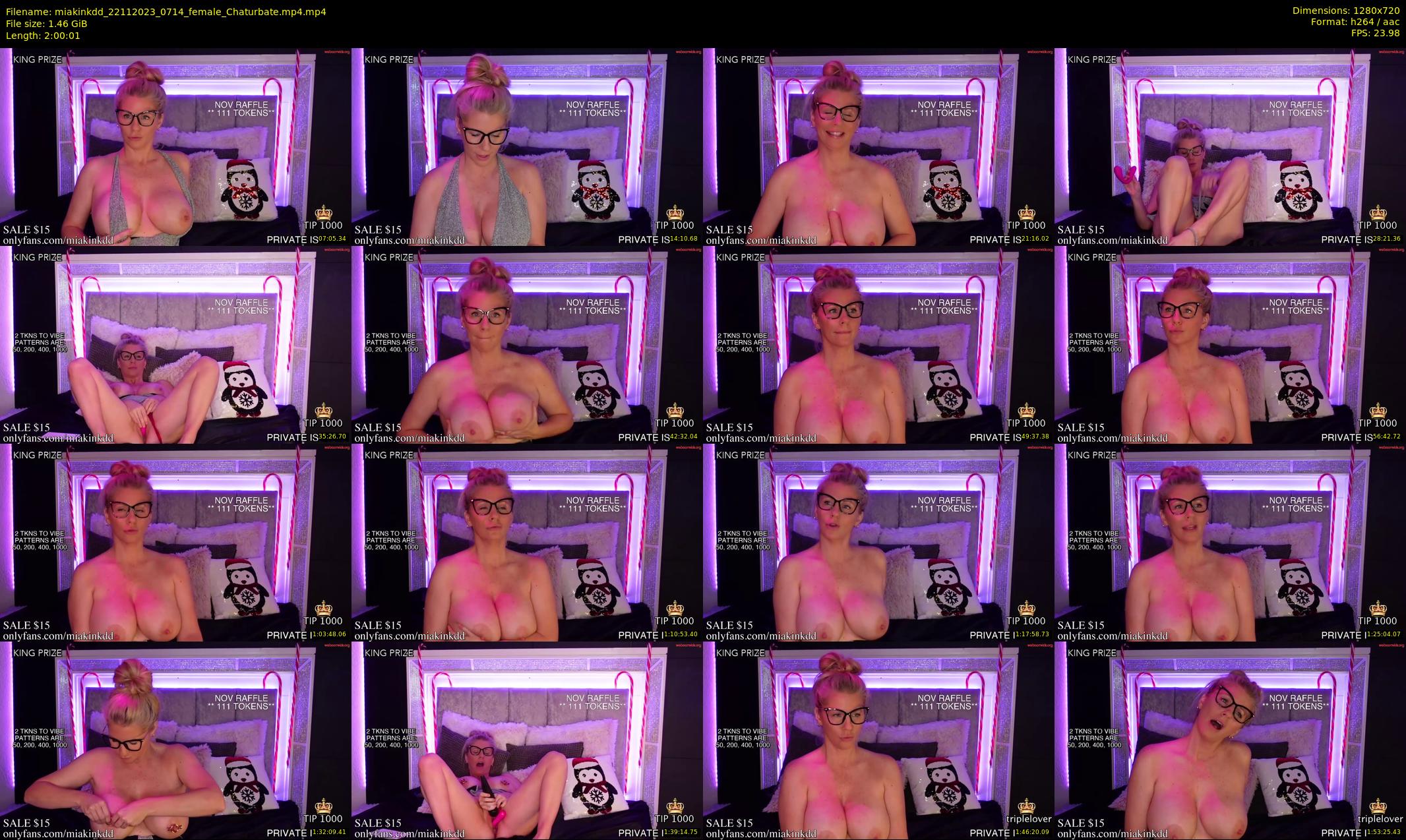 miakinkdd — 121 minute Chaturbate female cam show recording, 720p, Nov 22, 2023