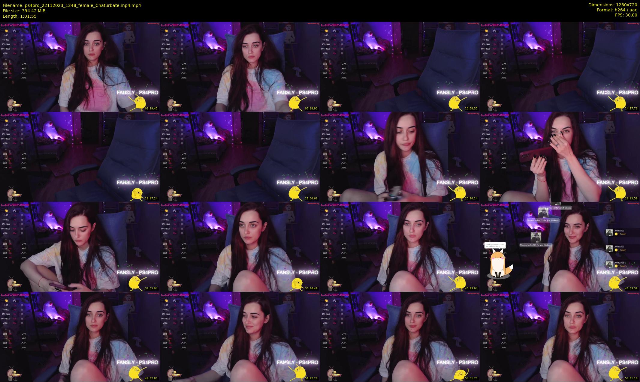 ps4pro — 62 minute Chaturbate female cam show recording, 720p, Nov 22, 2023
