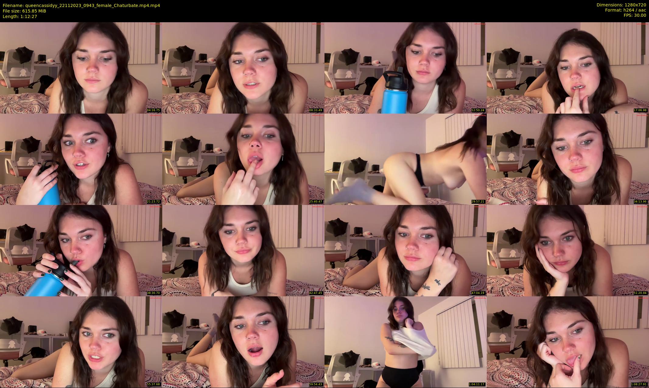 queencassidyy — 73 minute Chaturbate female cam show recording, 720p, Nov 22, 2023