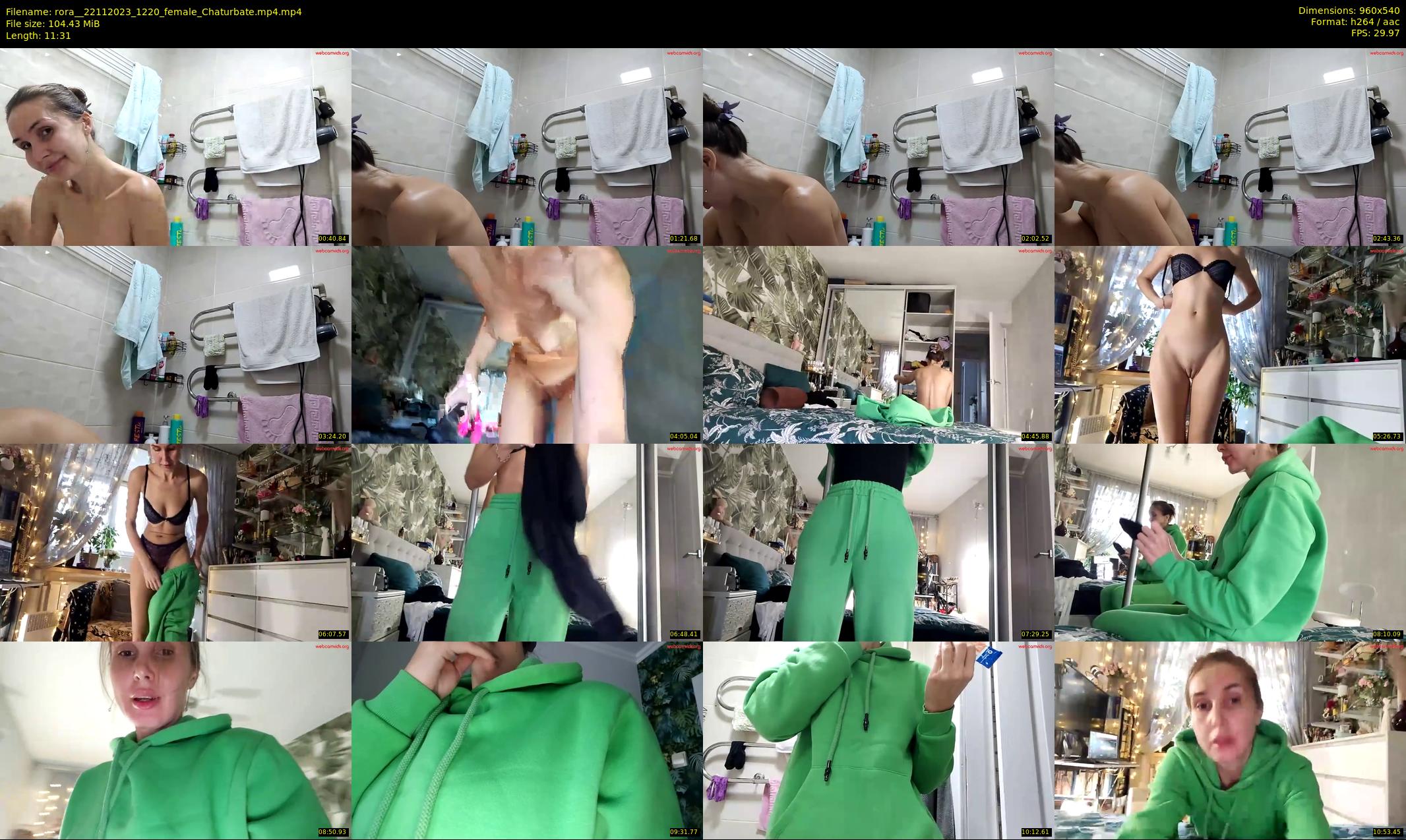 rora_ — 12 minute Chaturbate female cam show recording, 480p, Nov 22, 2023