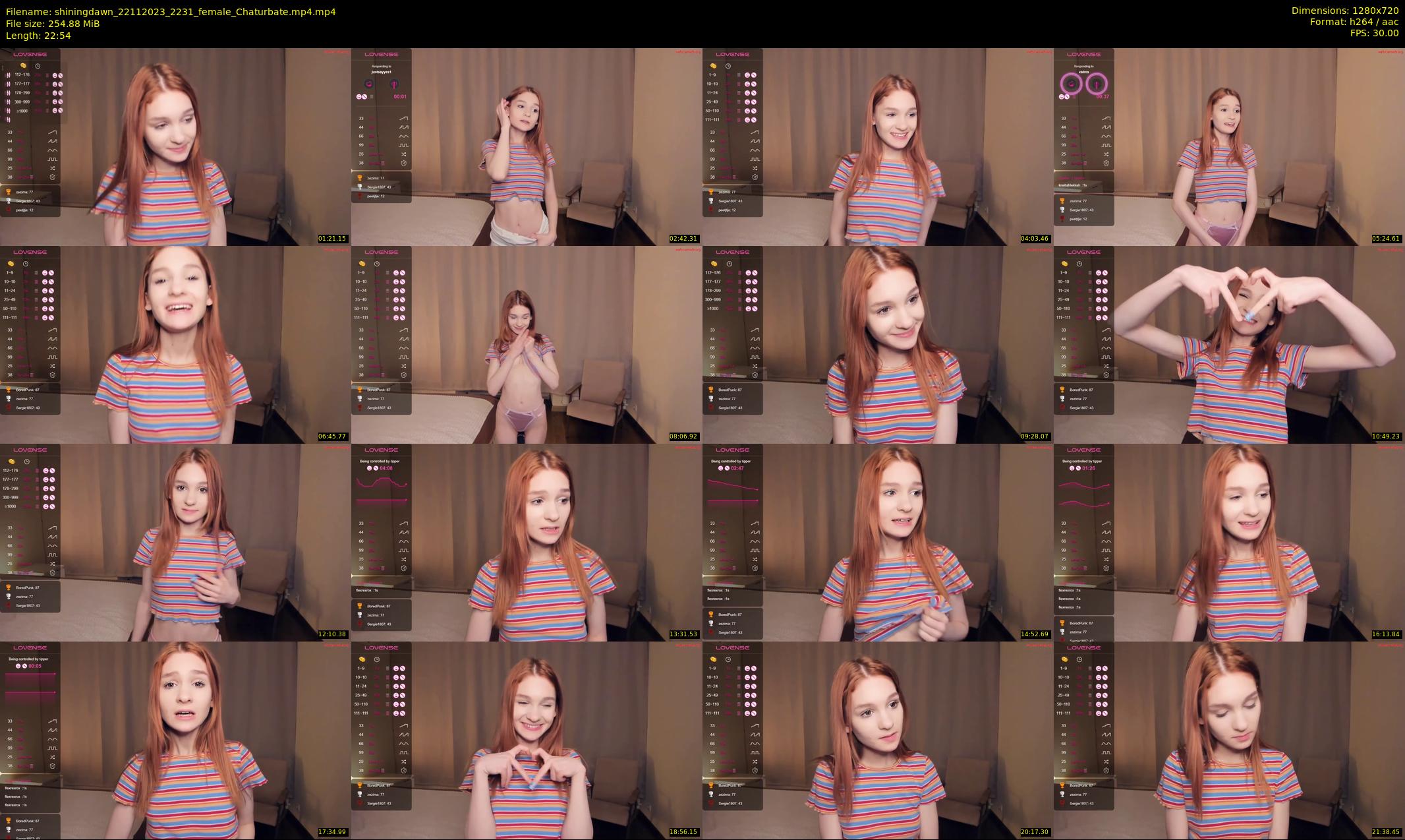 shiningdawn — 23 minute Chaturbate female cam show recording, 720p, Nov 22, 2023